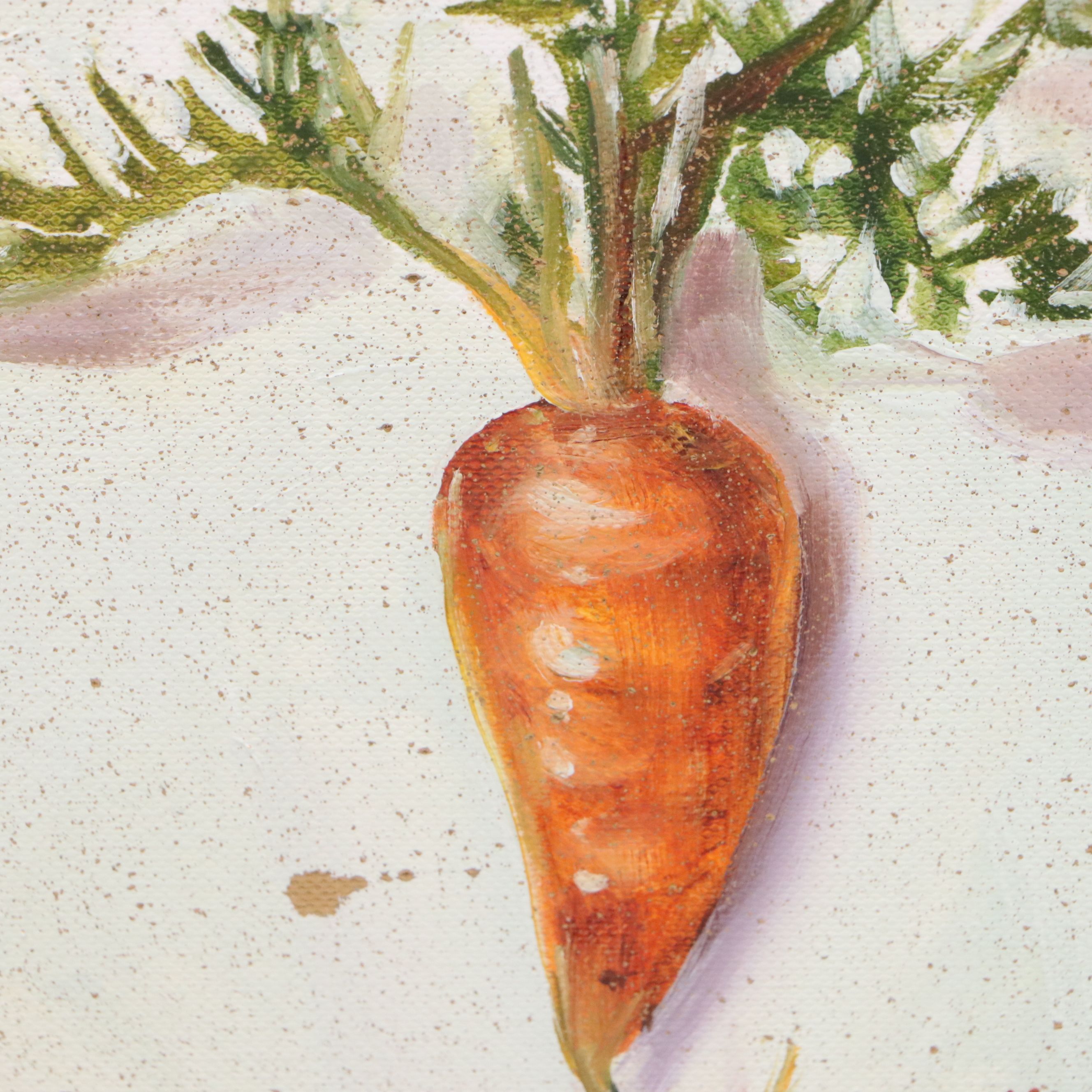 Inga Kovalenko Acrylic Painting of Carrot, 2026