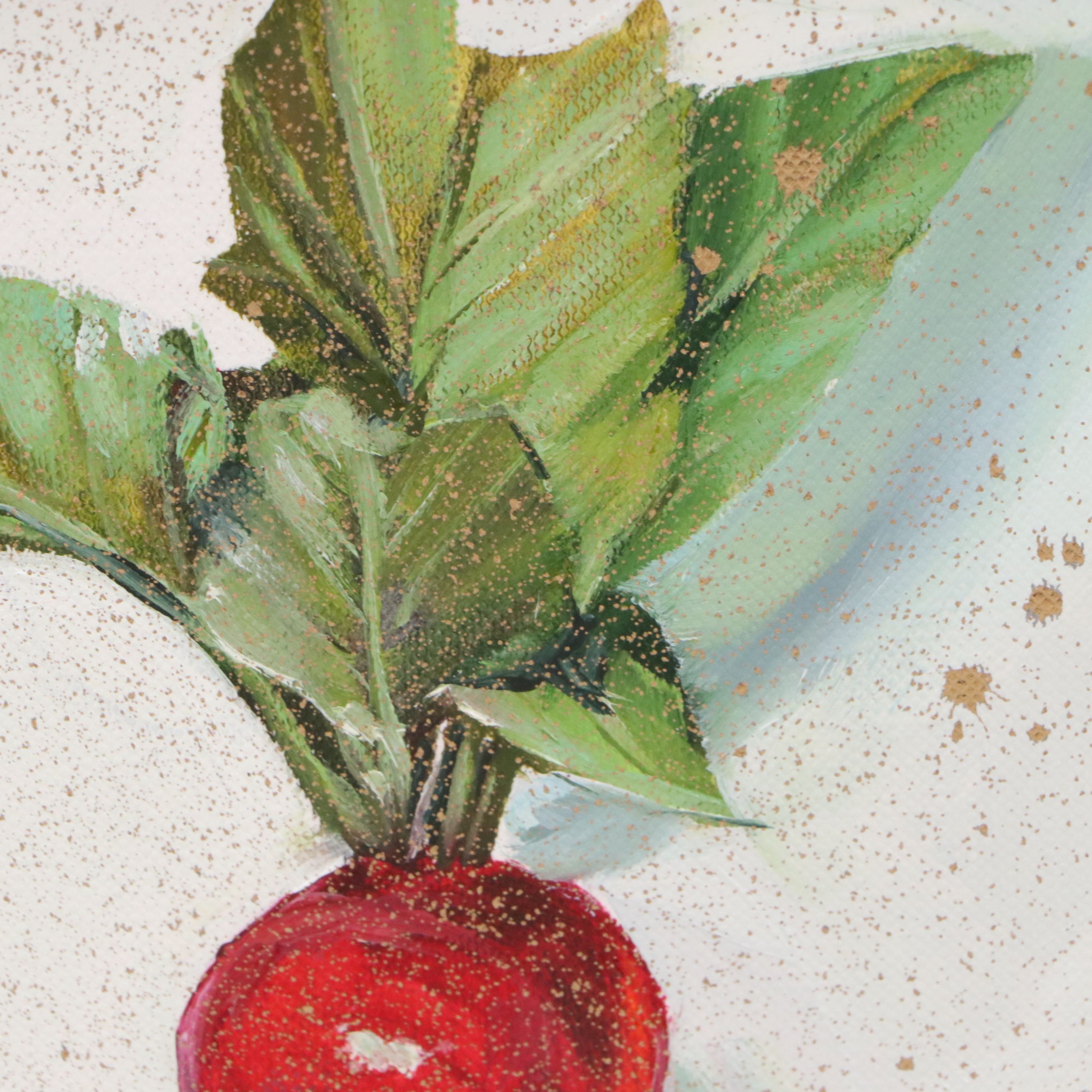 Inga Kovalenko Acrylic Painting of Radish, 2026