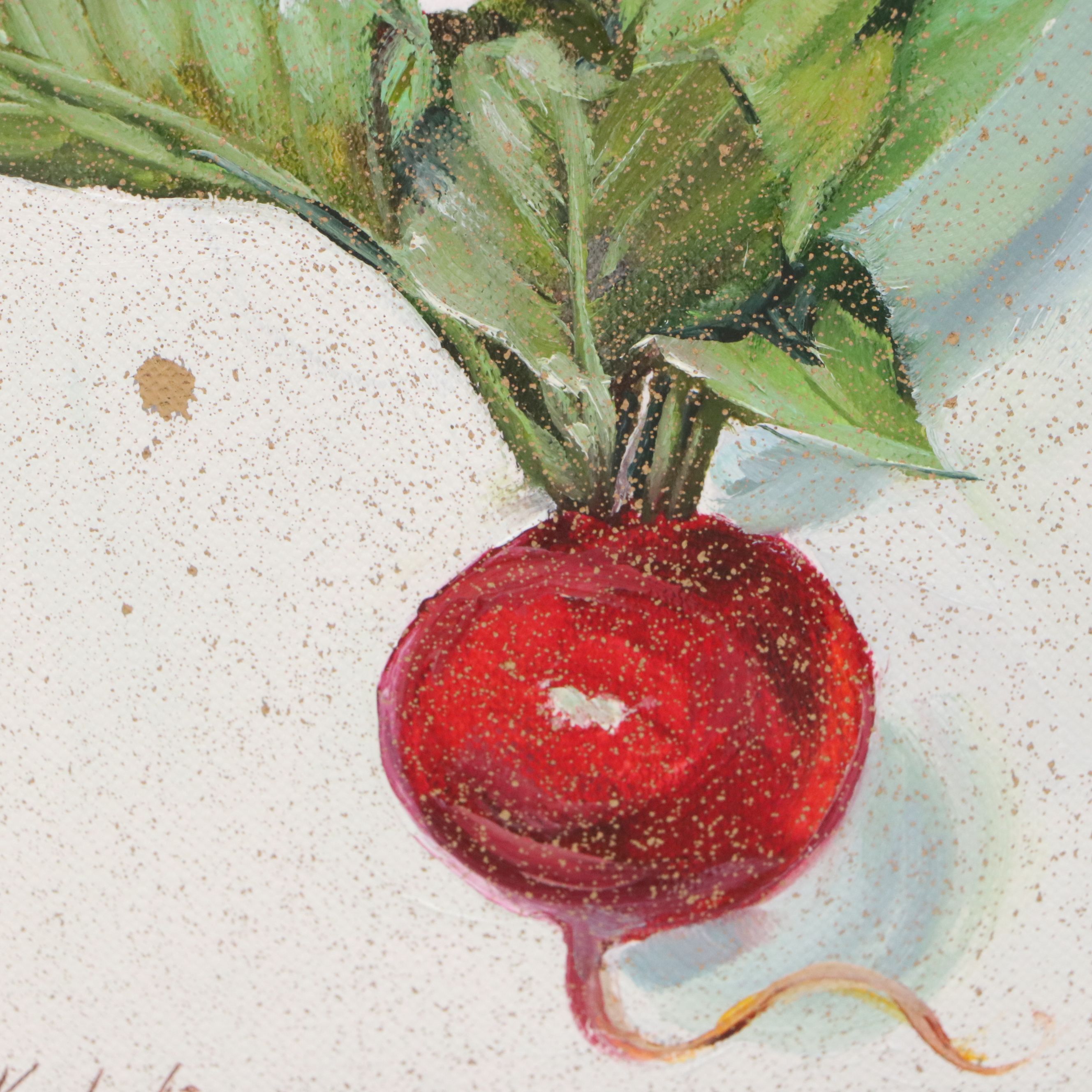 Inga Kovalenko Acrylic Painting of Radish, 2026