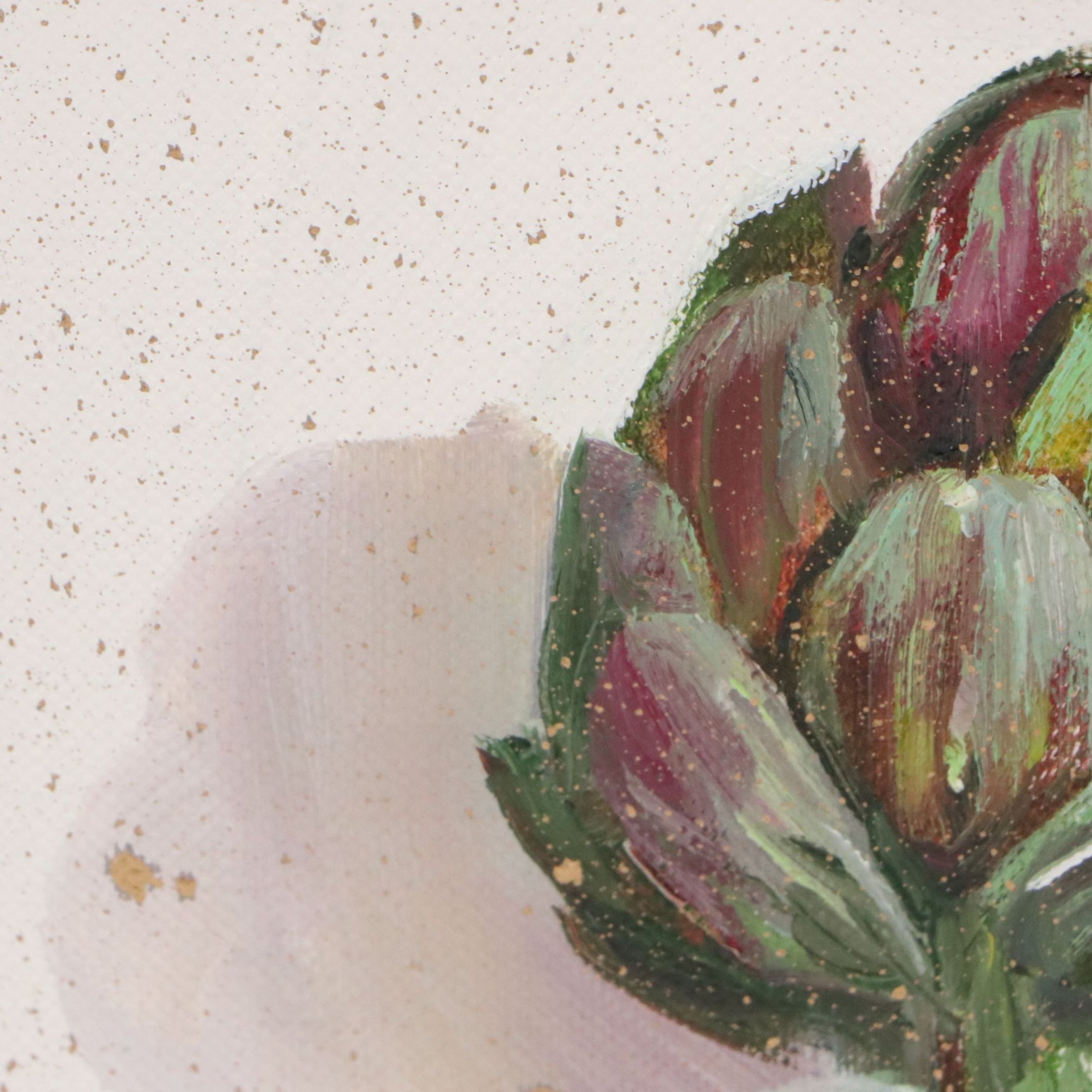 Inga Kovalenko Acrylic Painting of Artichoke, 2026