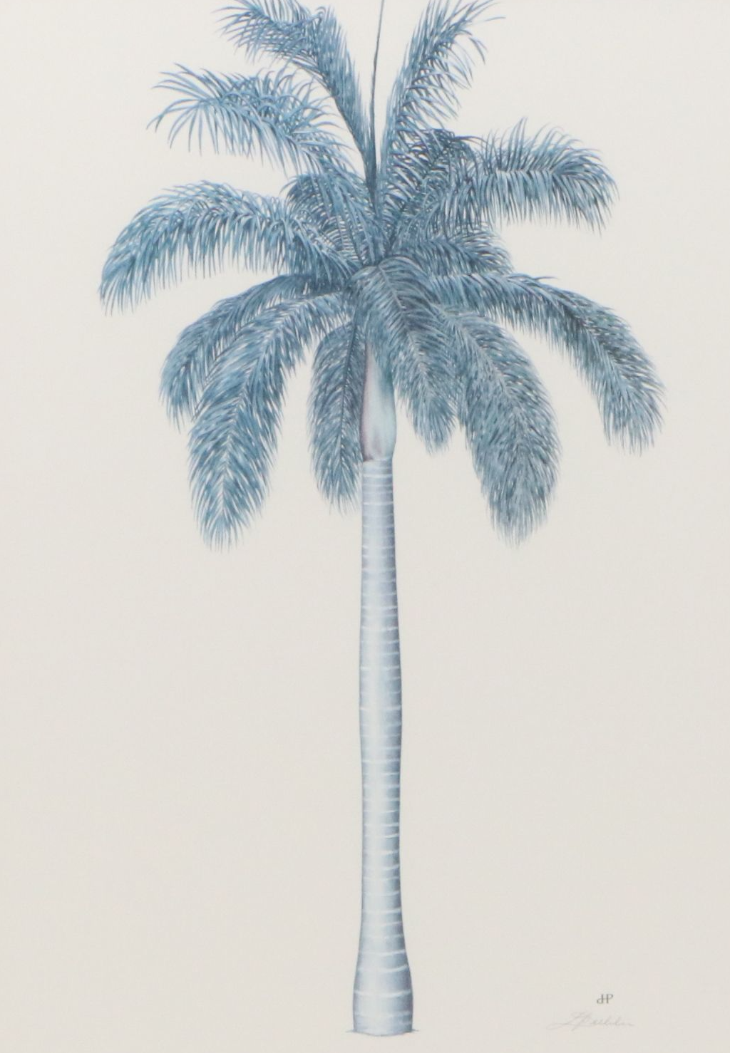 Diane Peebles Offset Lithograph "Cuban Royal Palm"