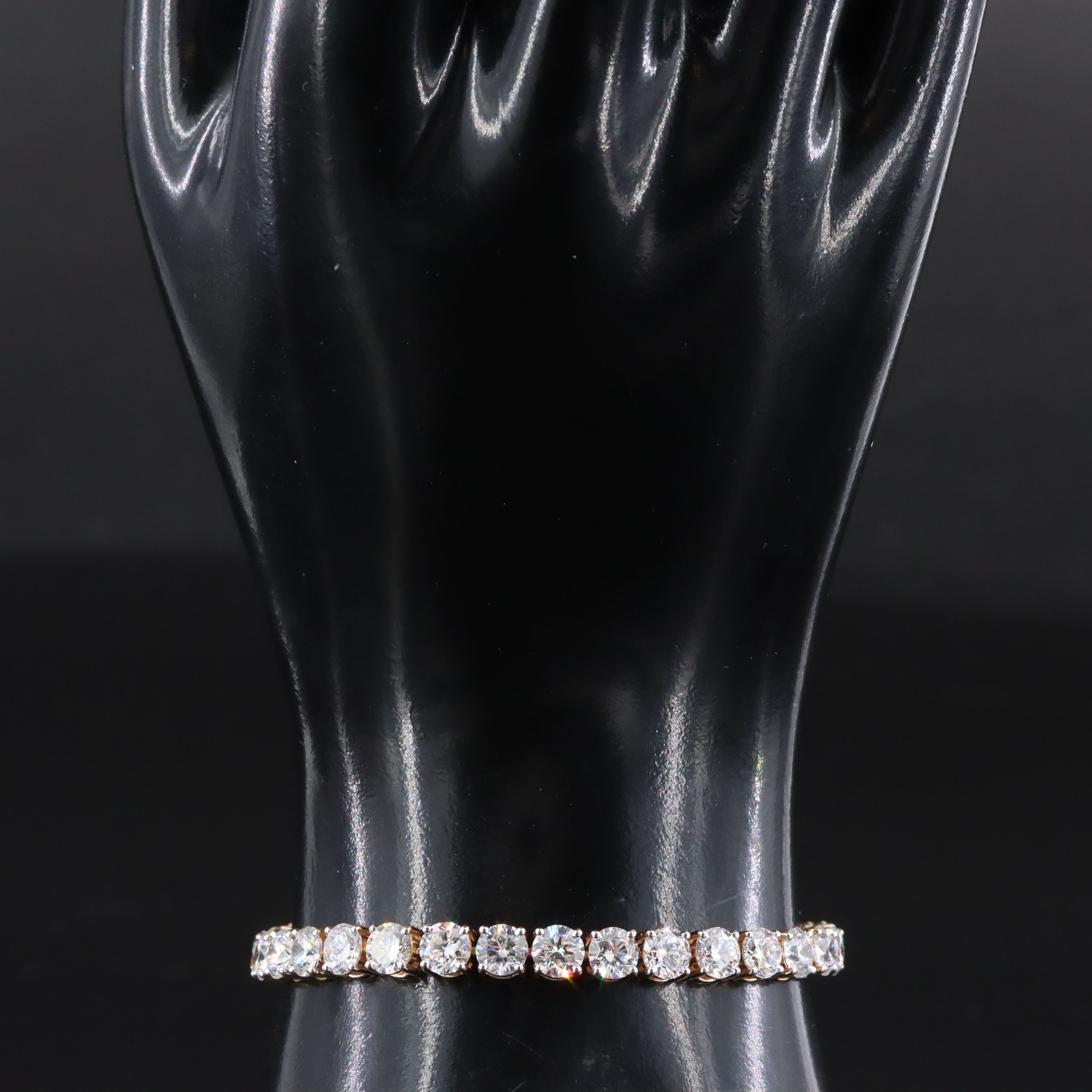 14K 14.27 CTW Lab Grown Diamond Line Bracelet