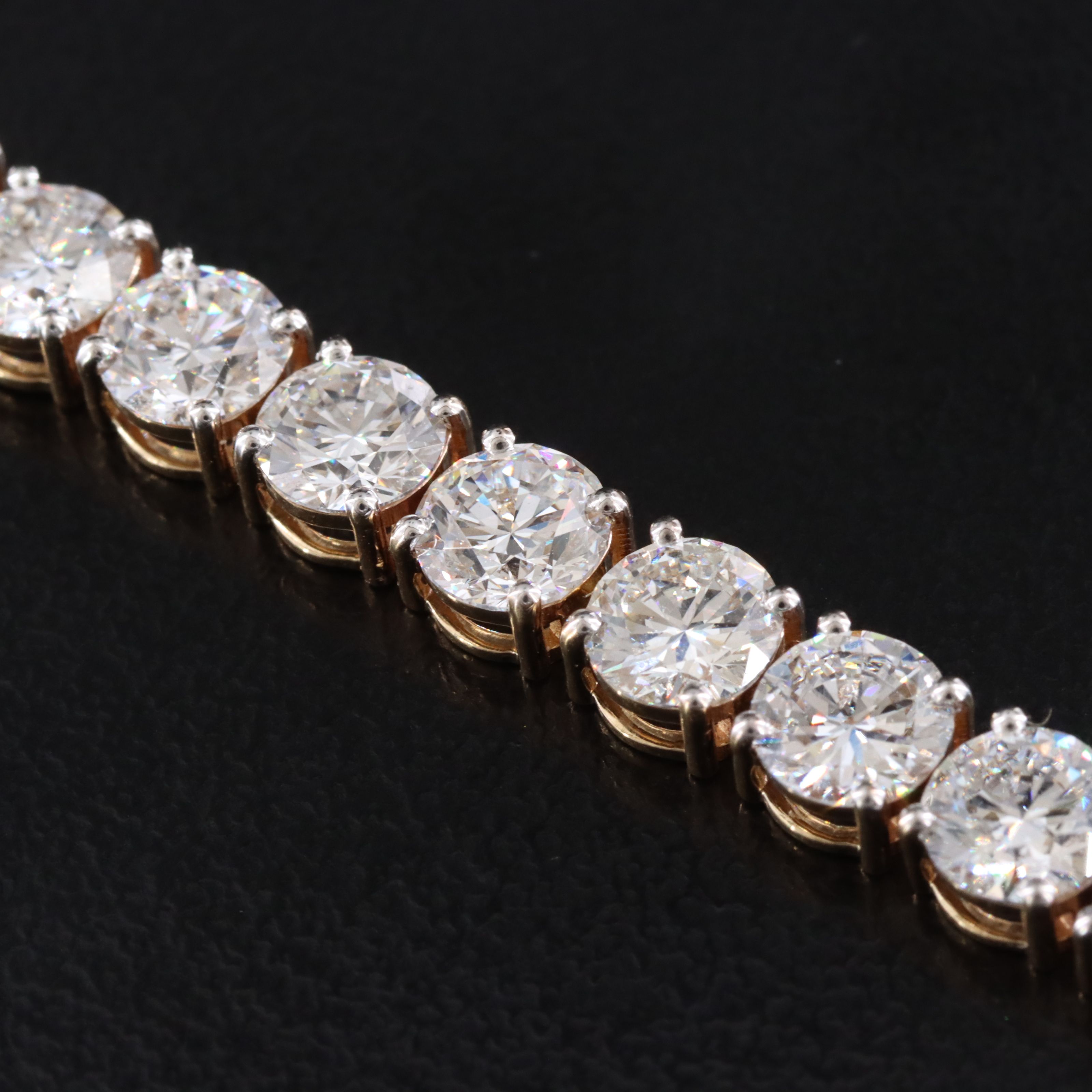 14K 14.27 CTW Lab Grown Diamond Line Bracelet