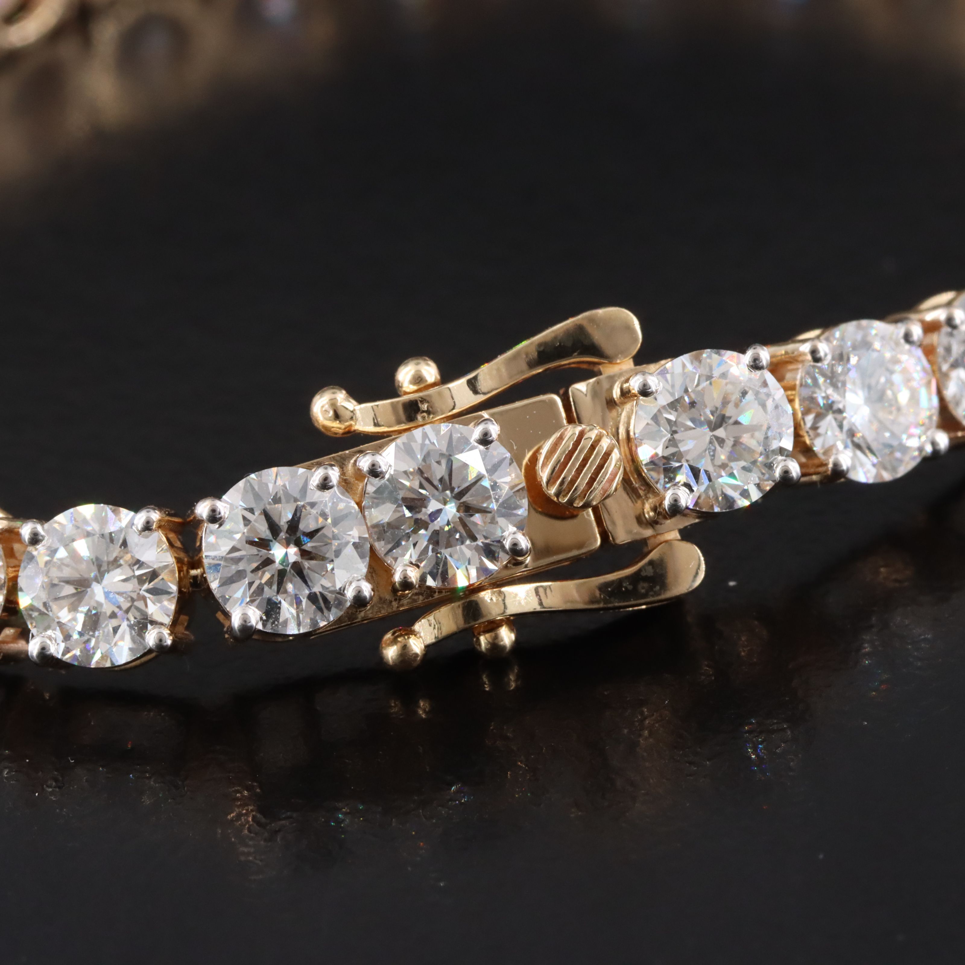 14K 14.27 CTW Lab Grown Diamond Line Bracelet