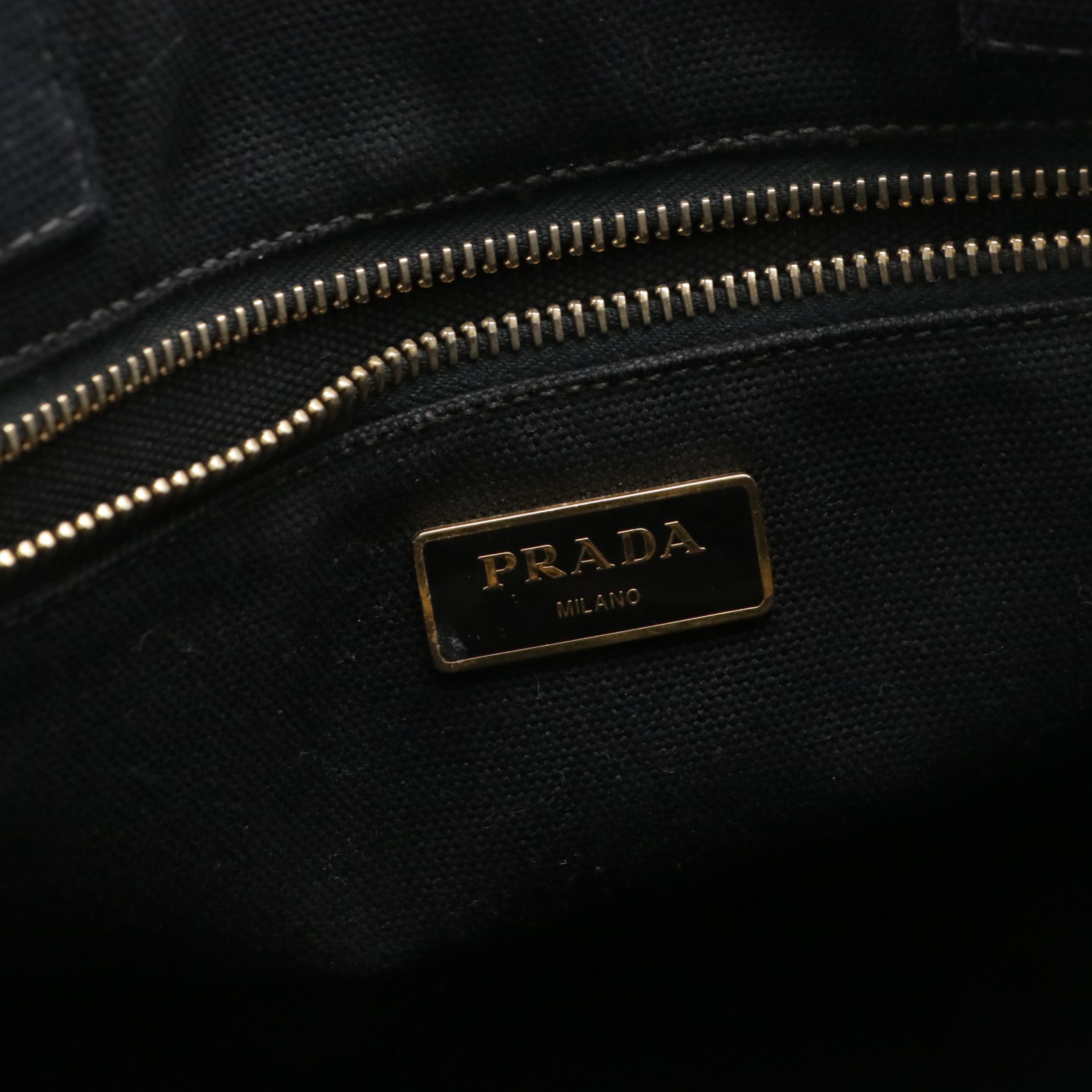 Prada Camouflage Printed Canvas Large Tote