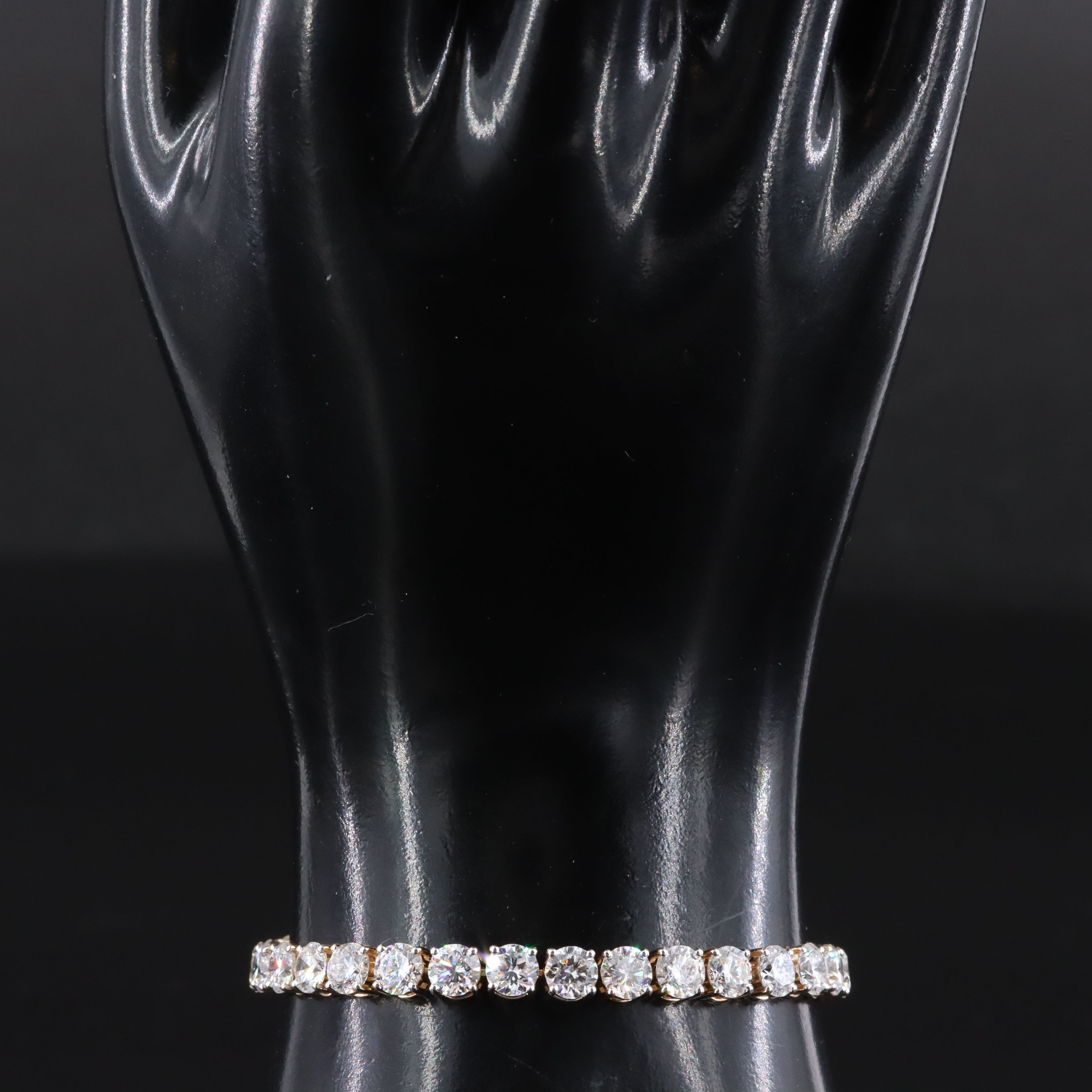 14K 14.16 CTW Lab Grown Diamond Line Bracelet