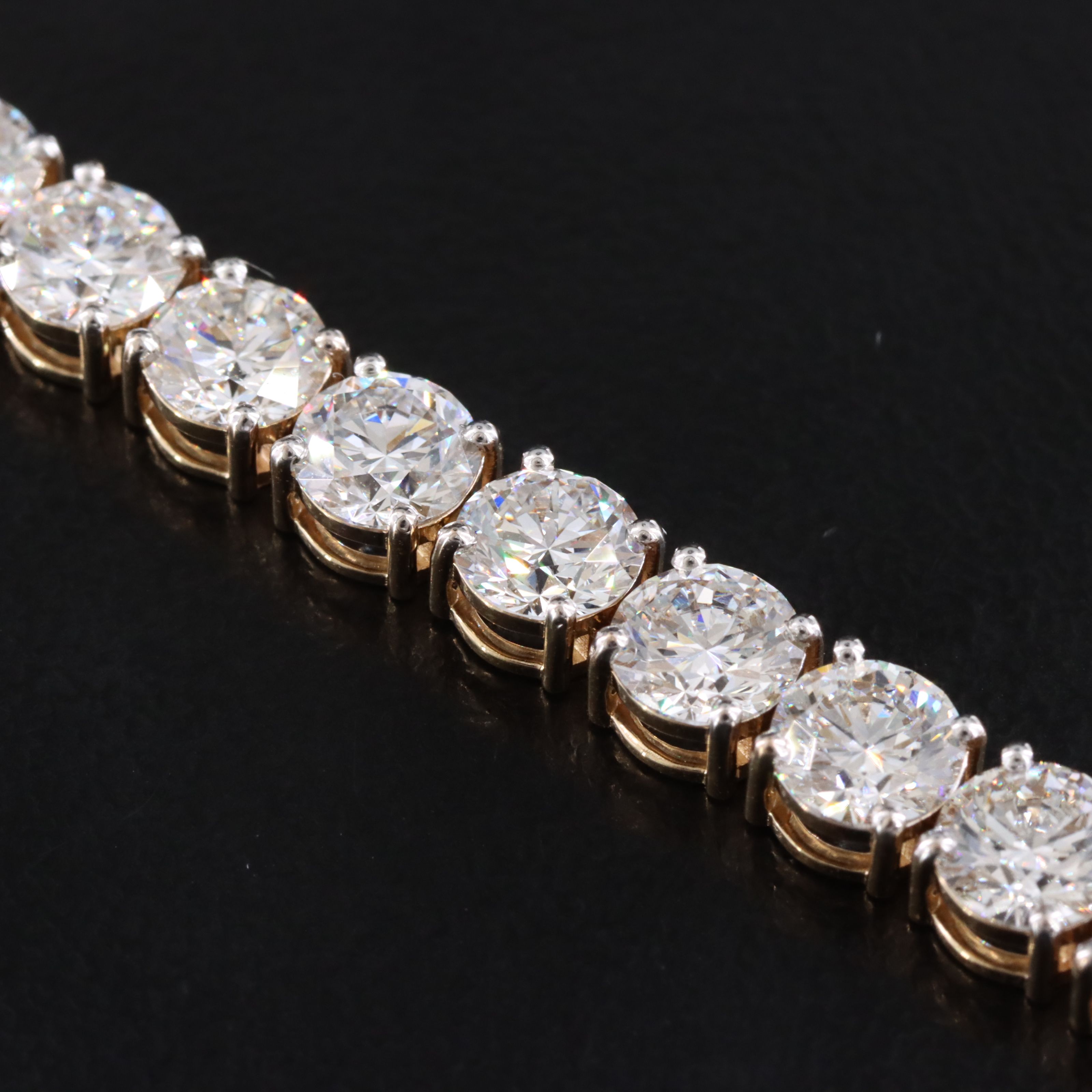 14K 14.16 CTW Lab Grown Diamond Line Bracelet