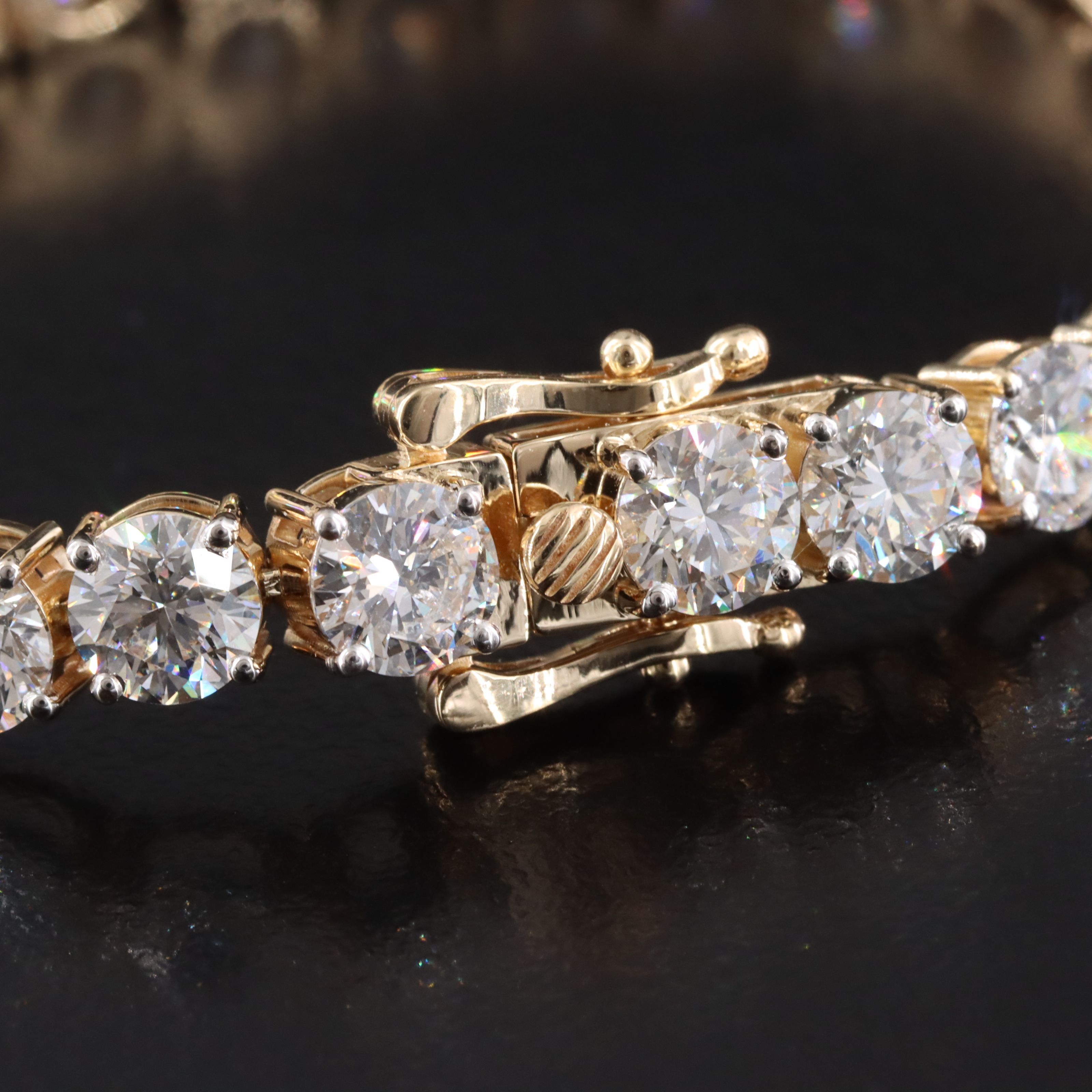 14K 14.16 CTW Lab Grown Diamond Line Bracelet