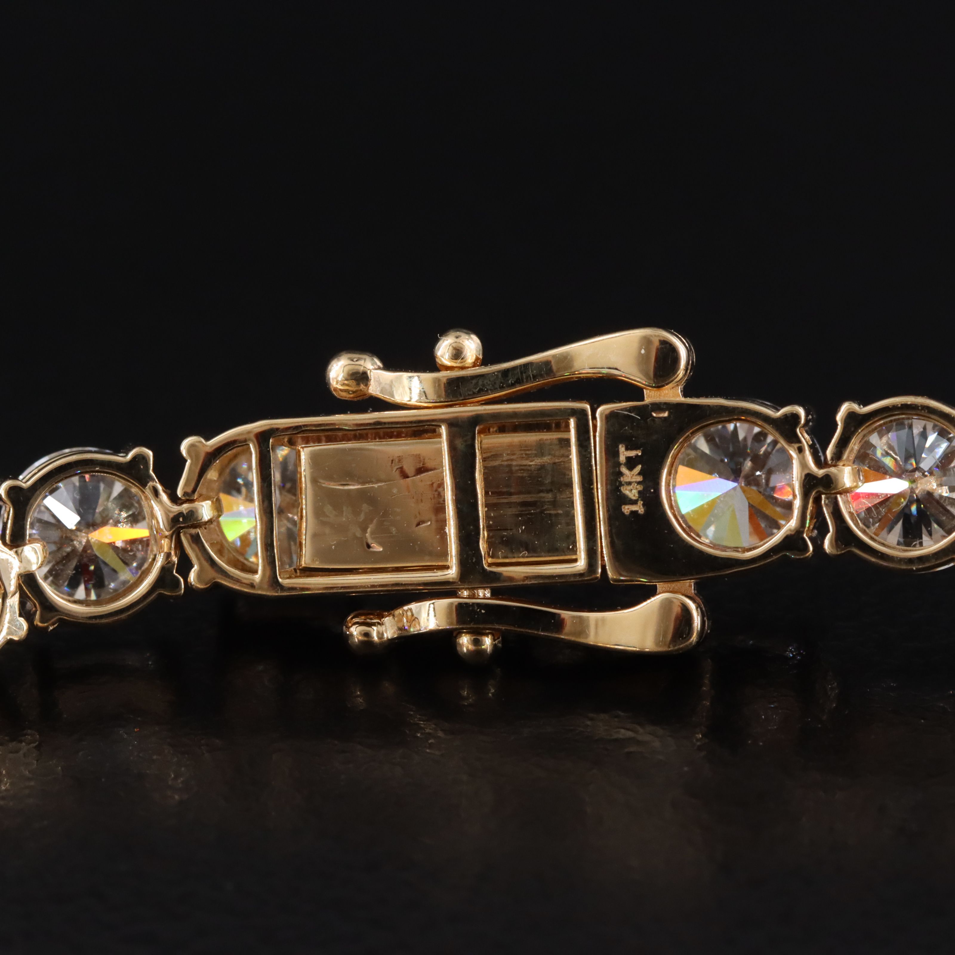 14K 14.16 CTW Lab Grown Diamond Line Bracelet