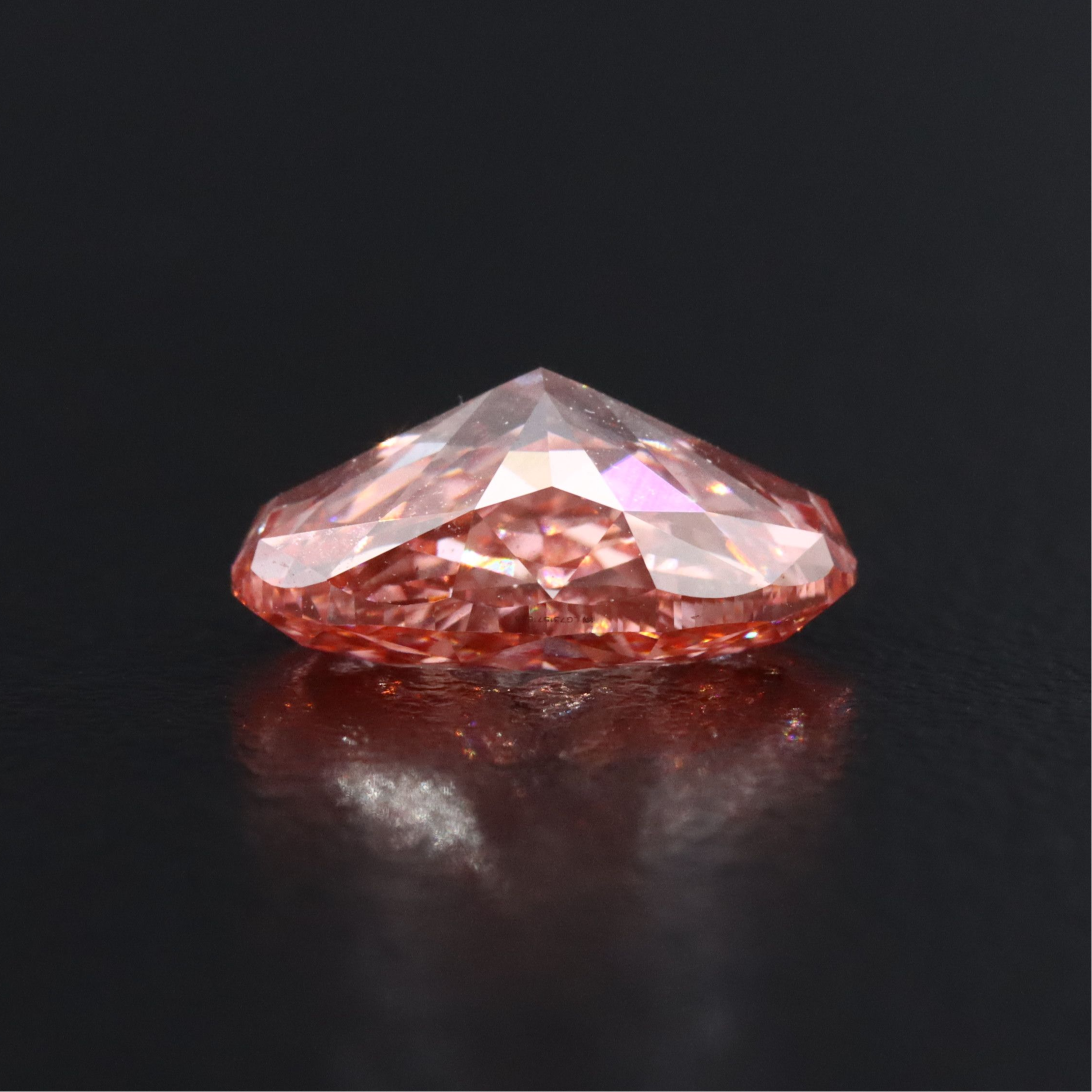 Loose 3.01 CT Lab Grown Fancy Vivid Pink Diamond with IGI Report