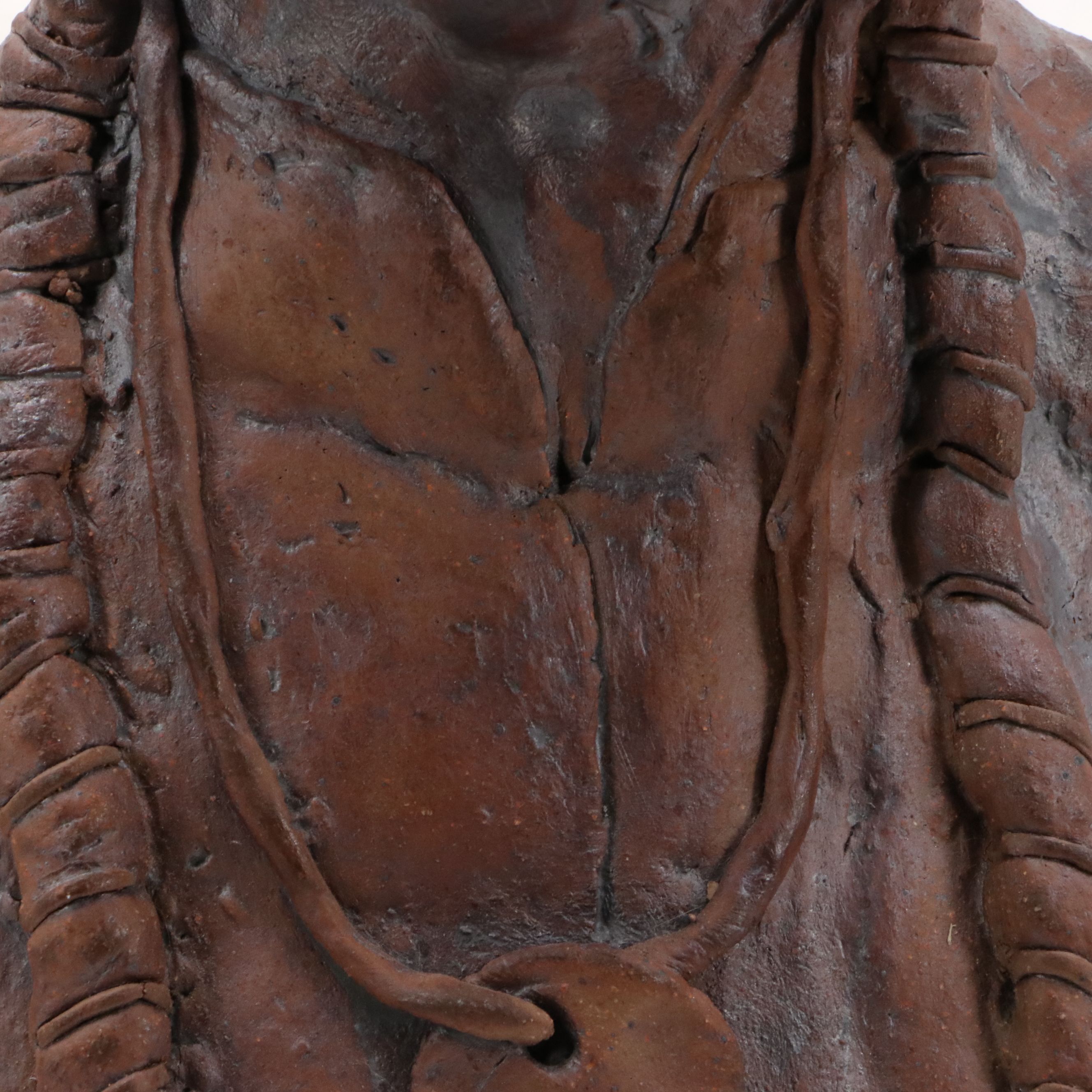 Ceramic Bust of Native American Woman