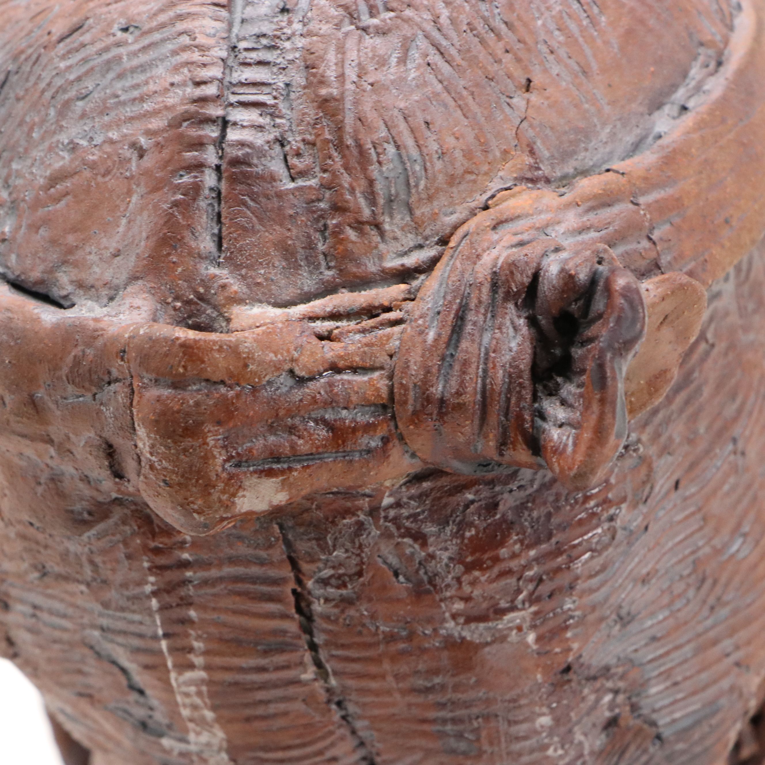 Ceramic Bust of Native American Woman