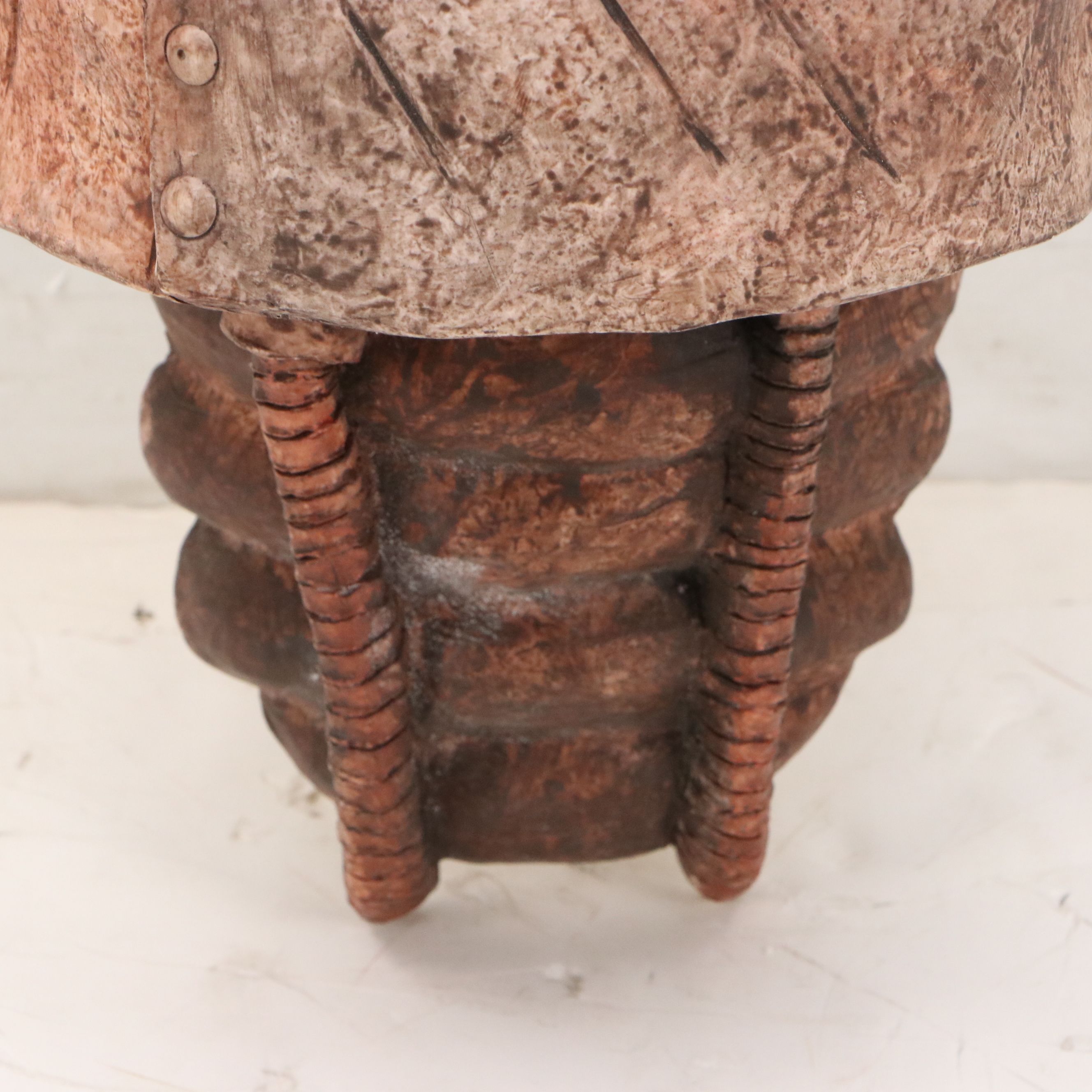 Wall Hanging Cast Plaster Sculpture "The Impossible Winterbourne SteamBot"