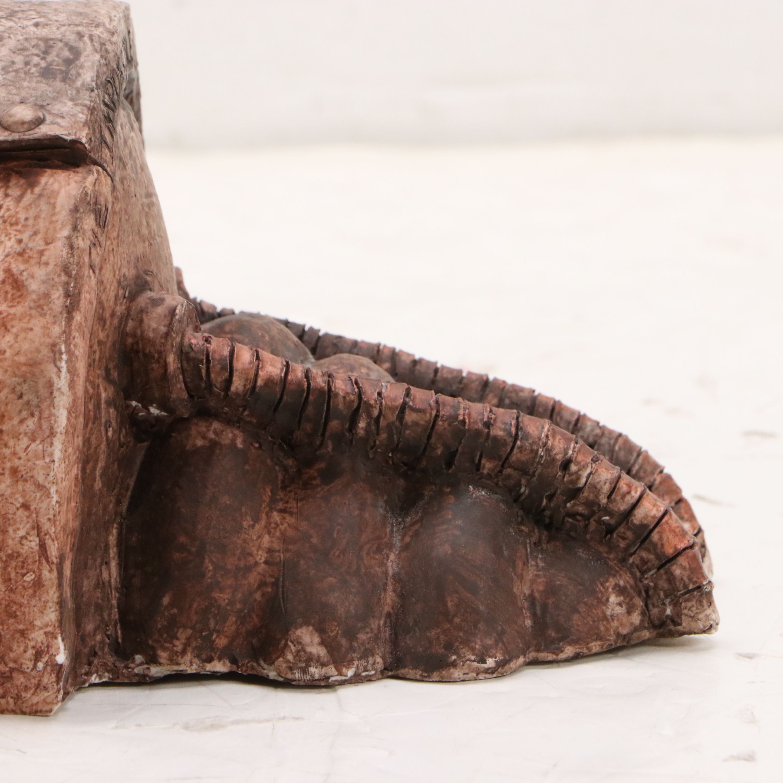 Wall Hanging Cast Plaster Sculpture "The Impossible Winterbourne SteamBot"