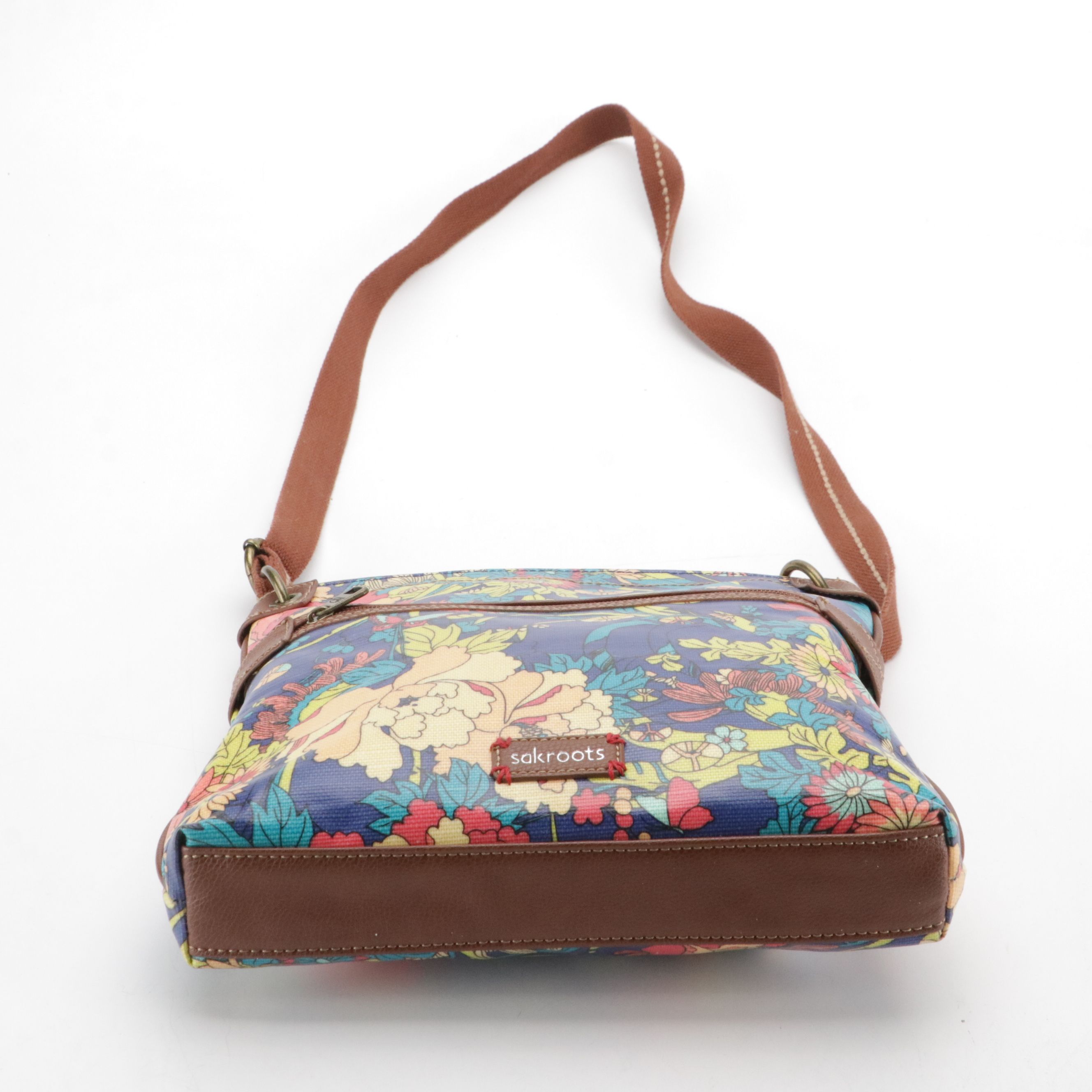 Dooney & Bourke Hobo Shoulder Bag & Sakroots Floral Crossbody Bag and Wristlet