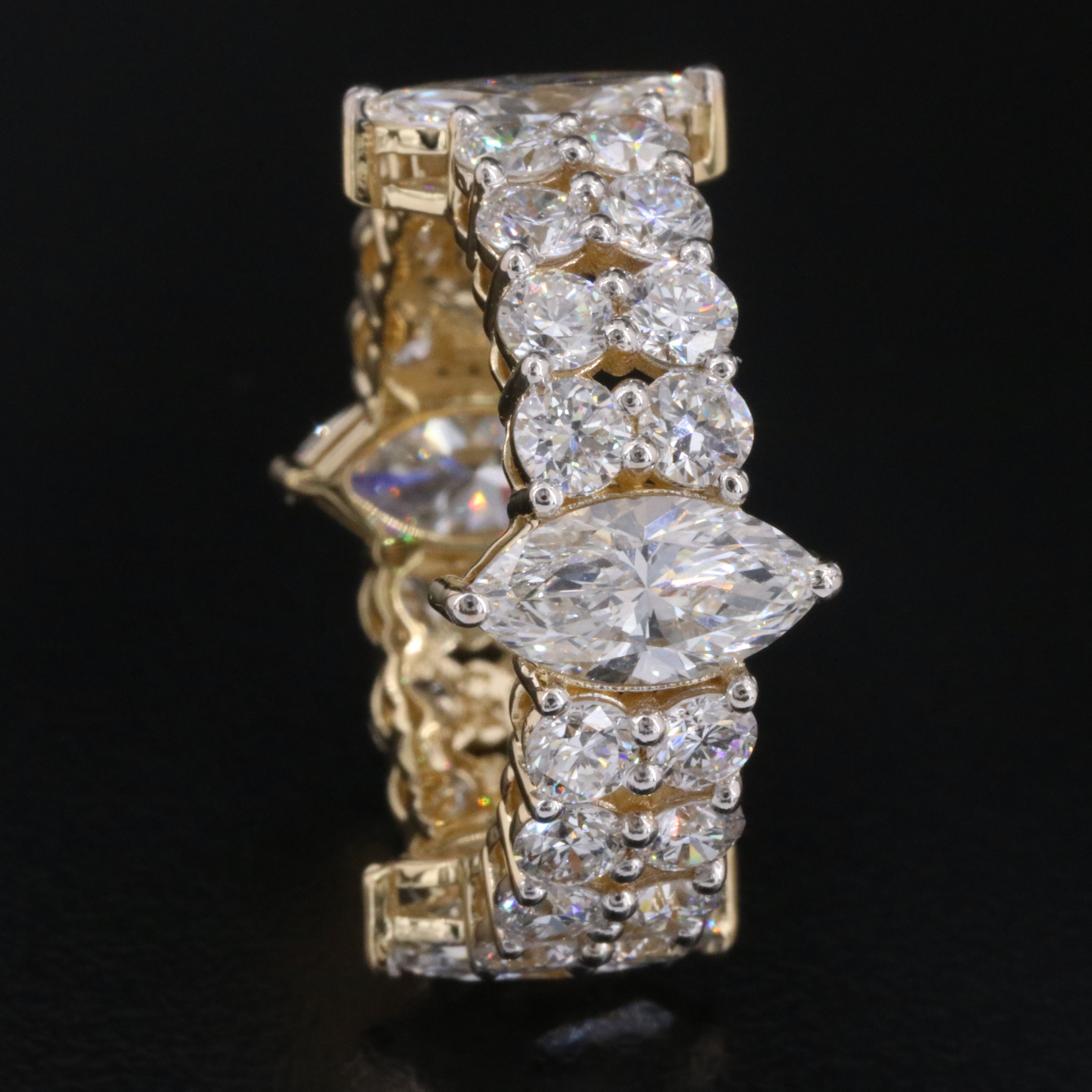 14K 6.20 CTW Lab Grown Diamond Eternity Band