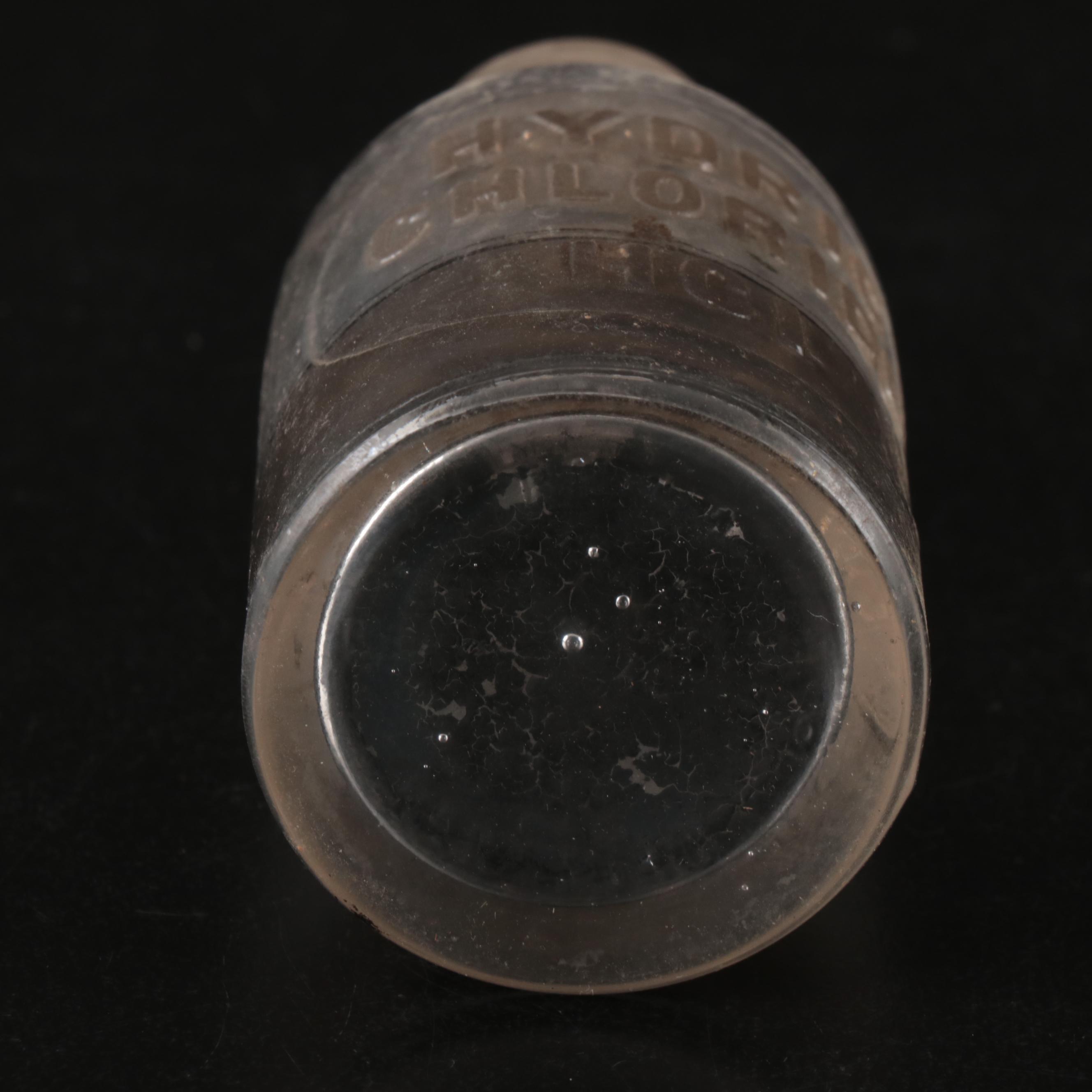 TCW & Co. and Other Laboratory Bottles, with Glass Mortar & Pestle