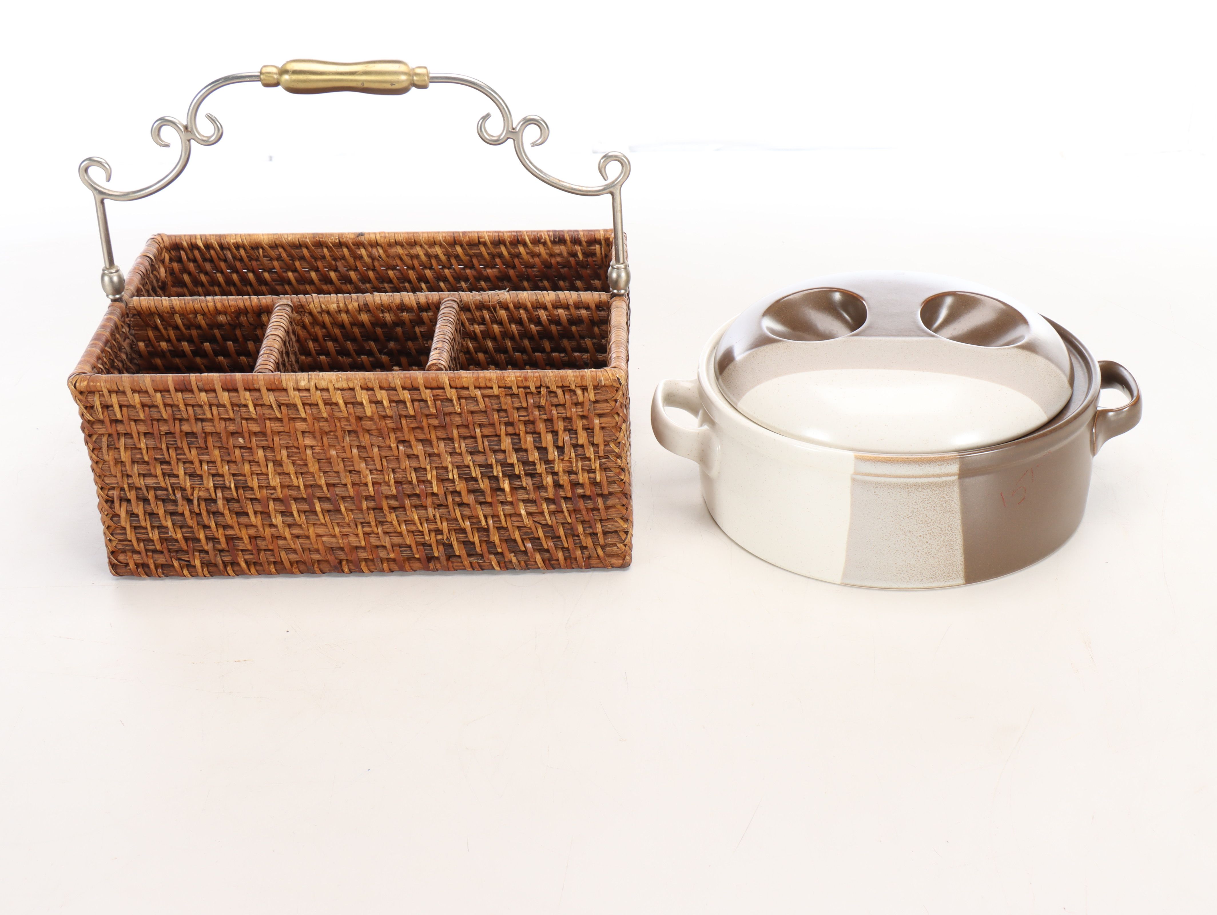 Mikasa "Buckskin" Casserole with Syroco Wall Hanging and More Décor