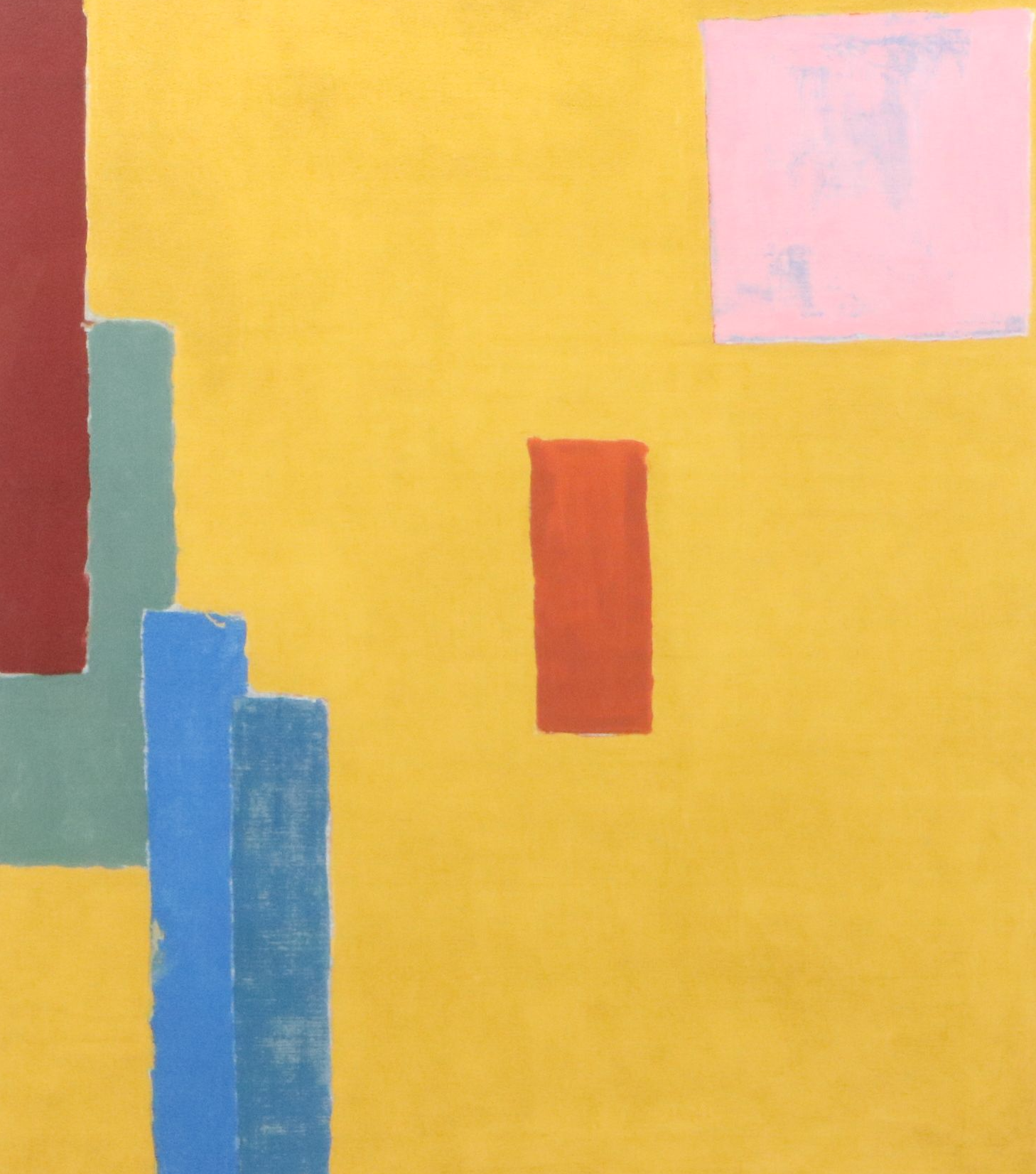 After Vanessa Bell Lithograph Yellow Composition "Untitled," 21st Century