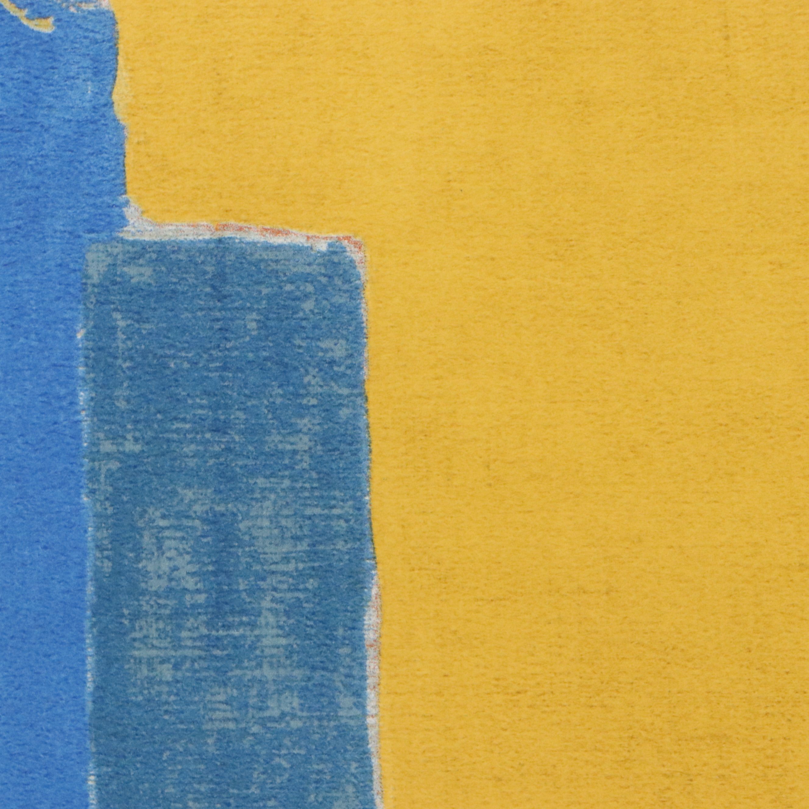 After Vanessa Bell Lithograph Yellow Composition "Untitled," 21st Century