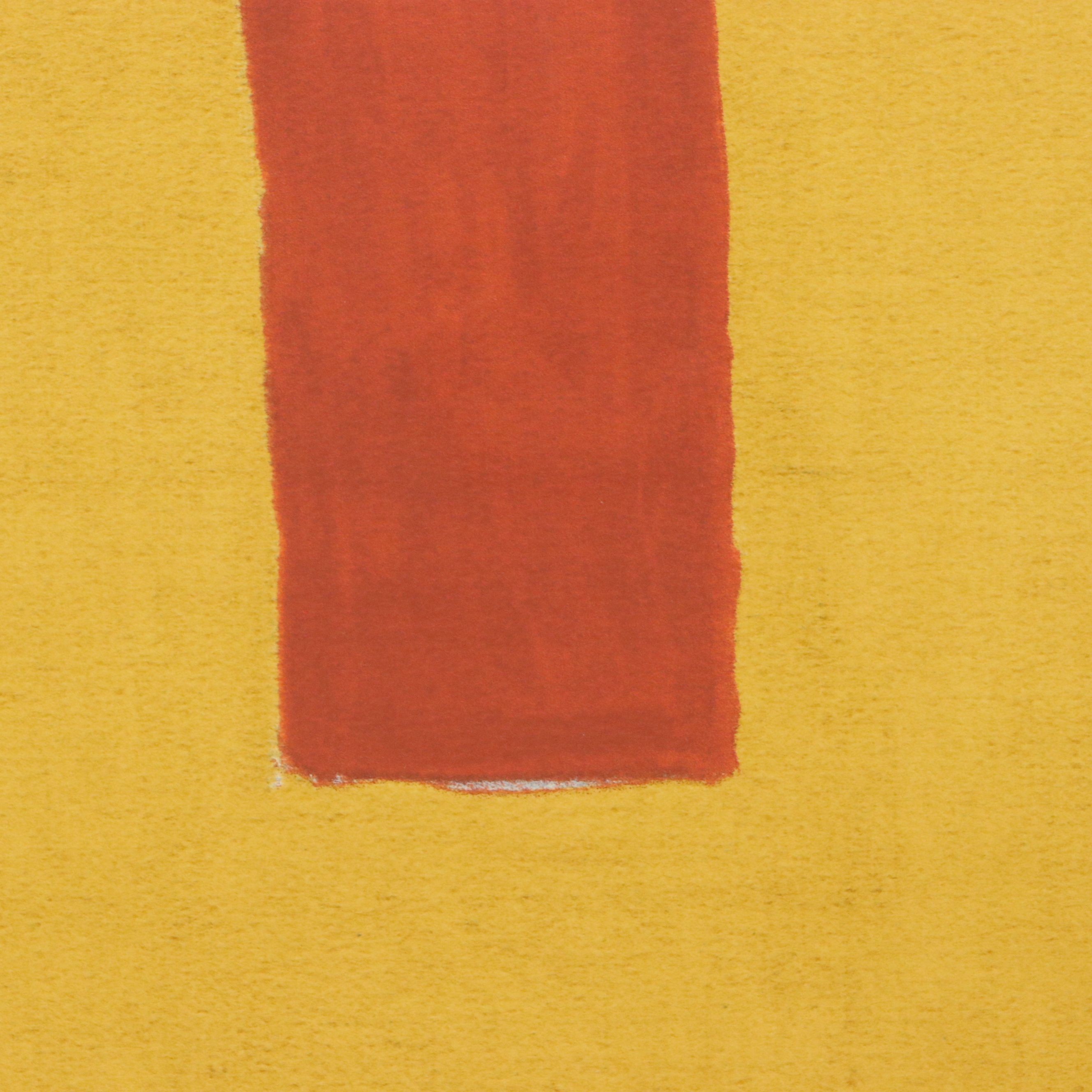 After Vanessa Bell Lithograph Yellow Composition "Untitled," 21st Century