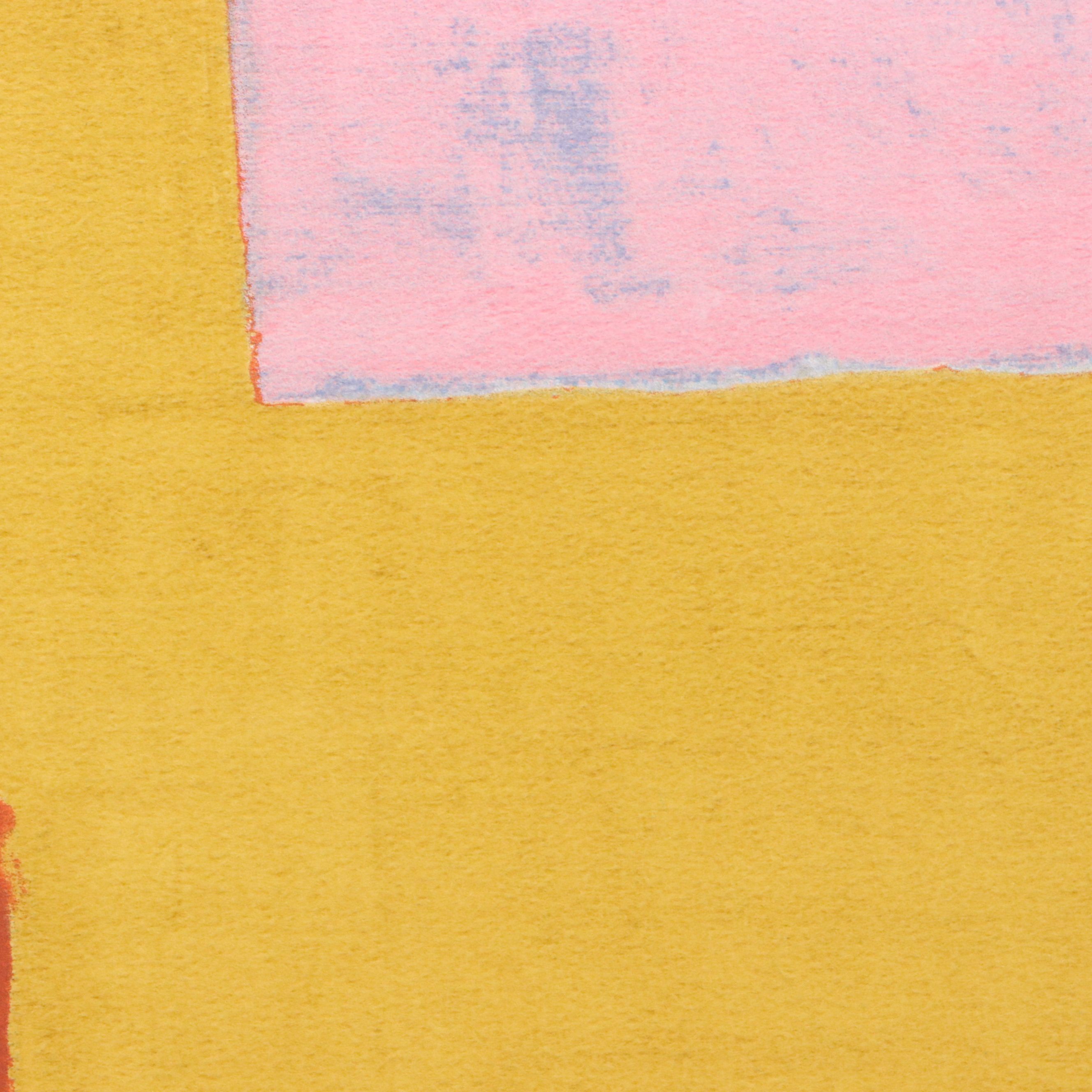 After Vanessa Bell Lithograph Yellow Composition "Untitled," 21st Century