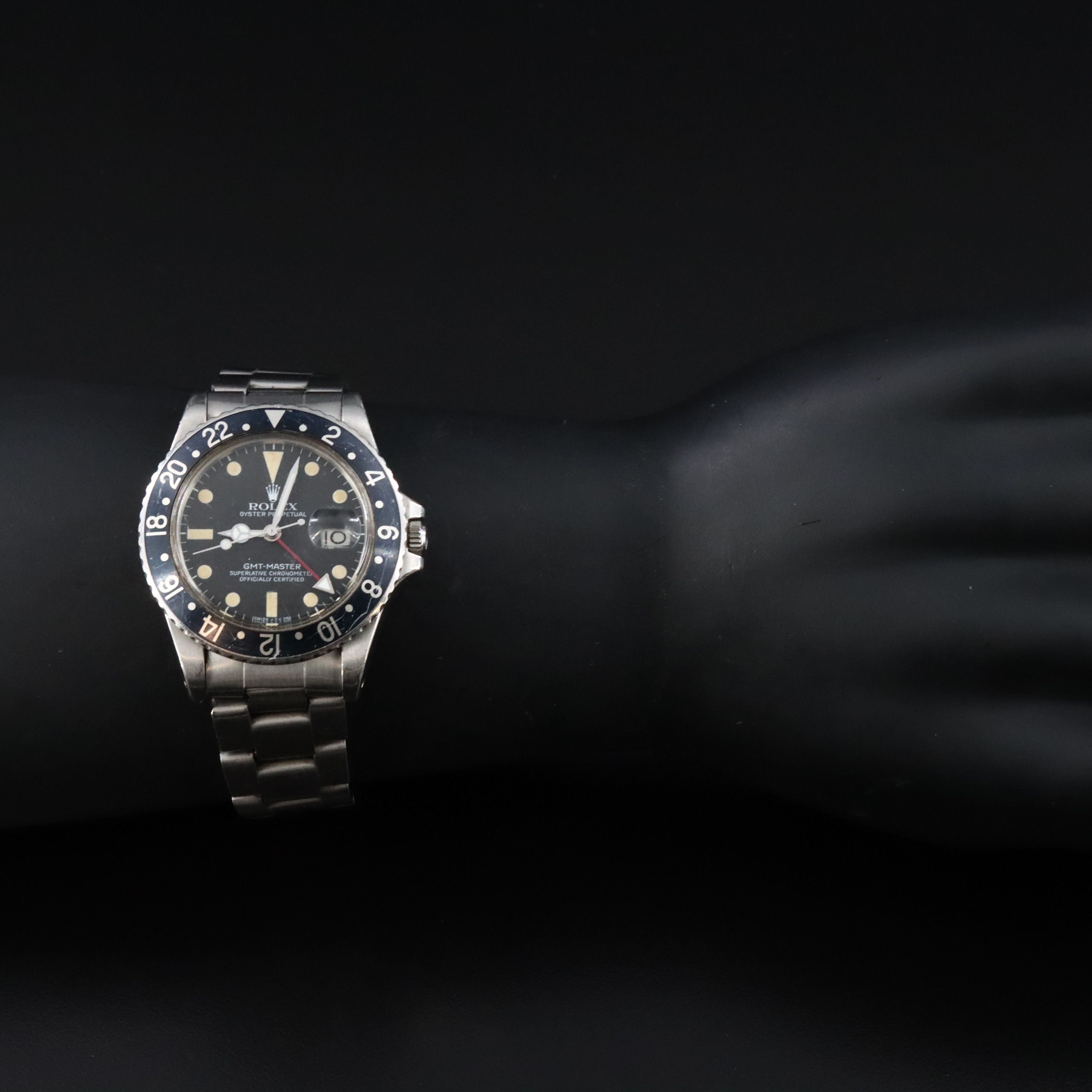 1981 Rolex GMT-Master Black Matte Dial Model 16750