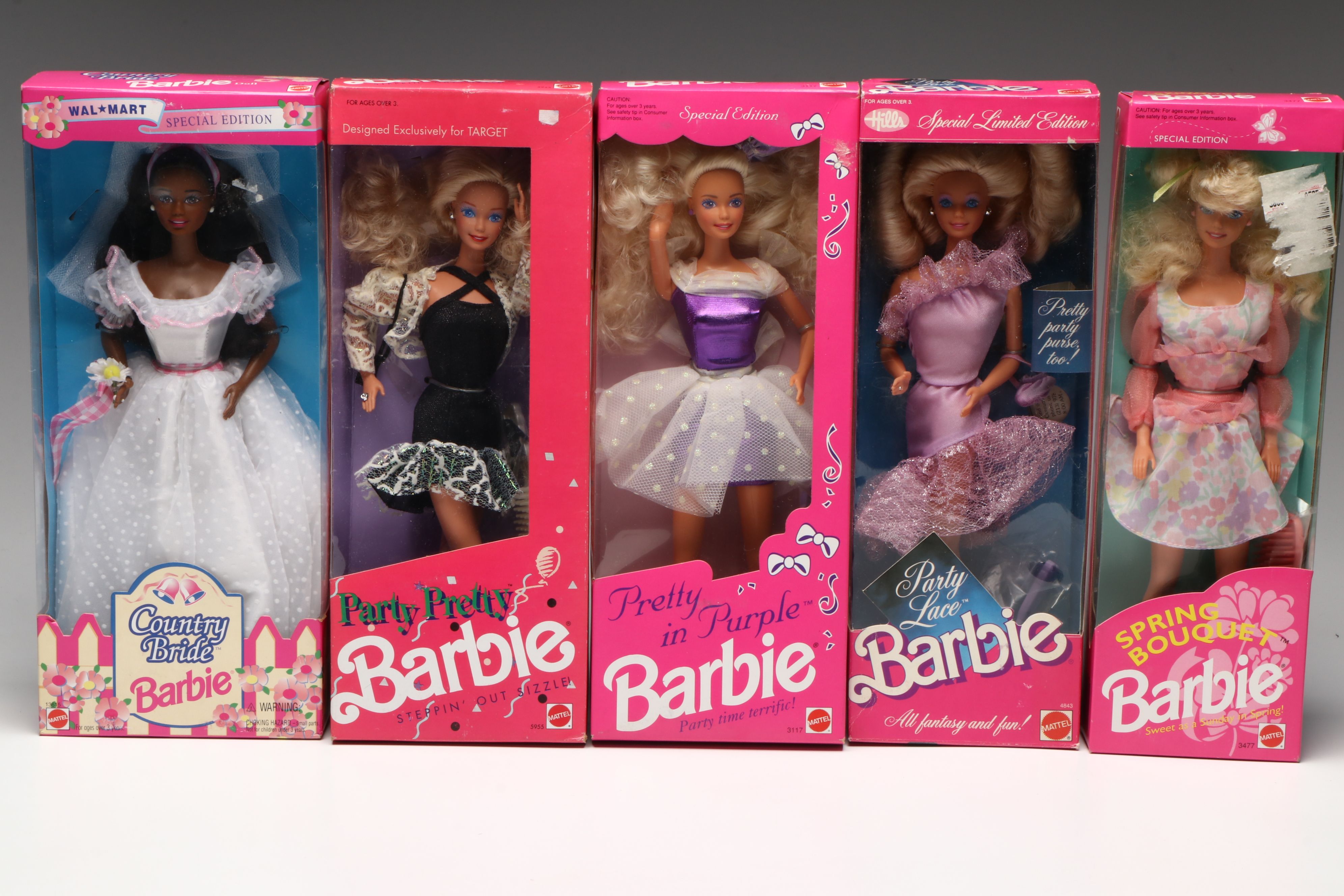 Mattel Barbie "Crystal Splendor," "Pretty in Purple," and More Barbie Dolls