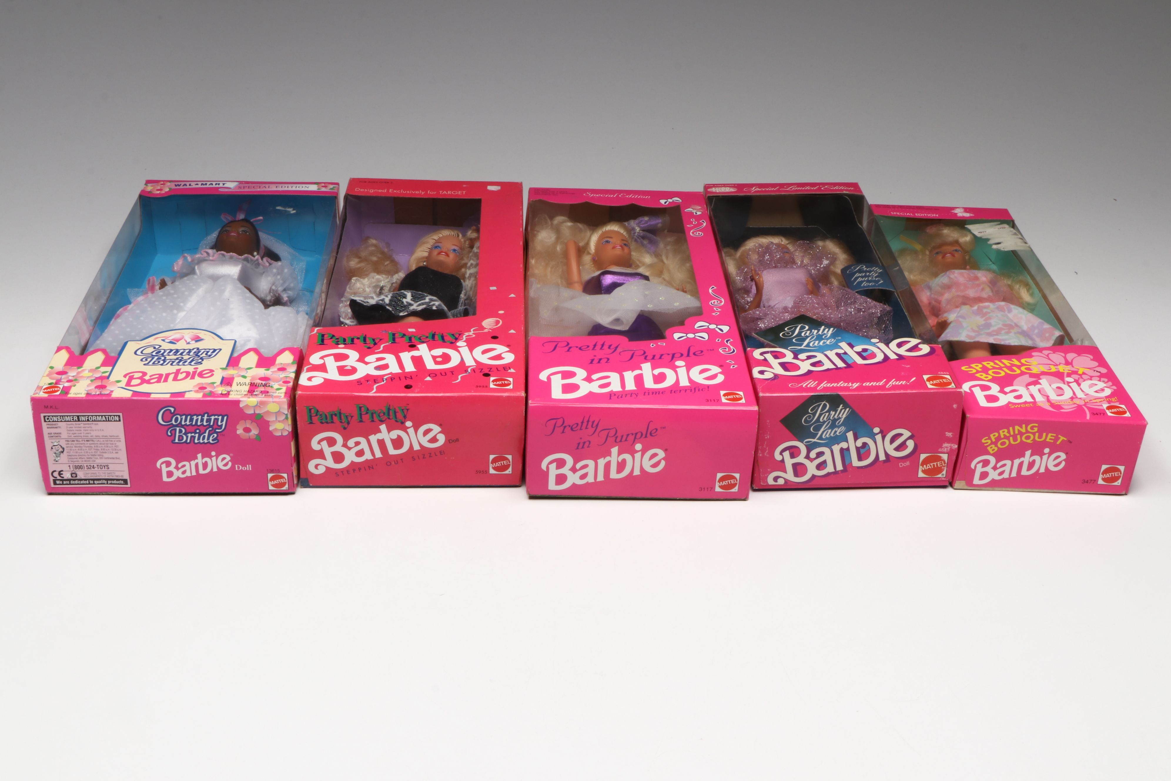 Mattel Barbie "Crystal Splendor," "Pretty in Purple," and More Barbie Dolls