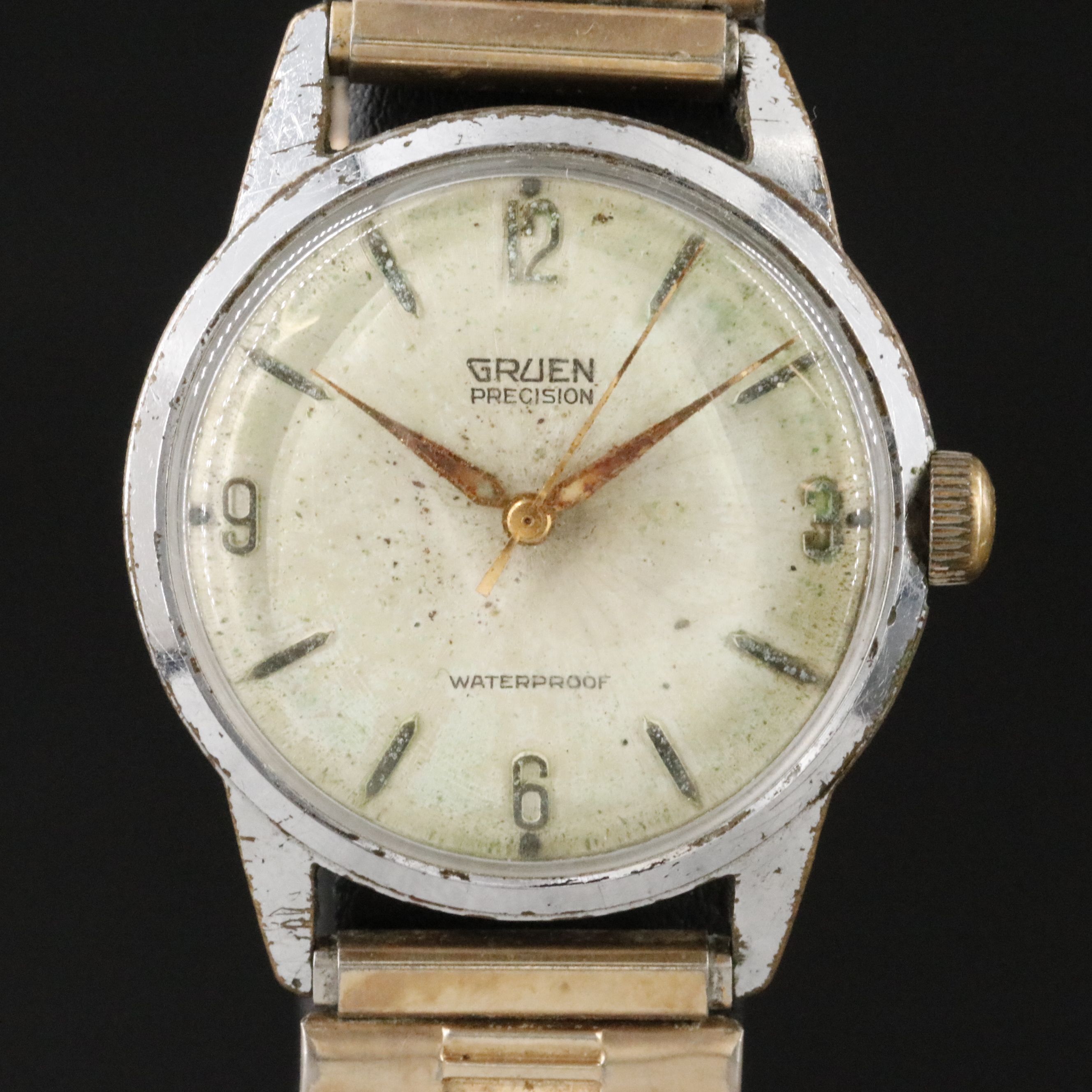 Gruen Precision Swiss Stem Wind Watch