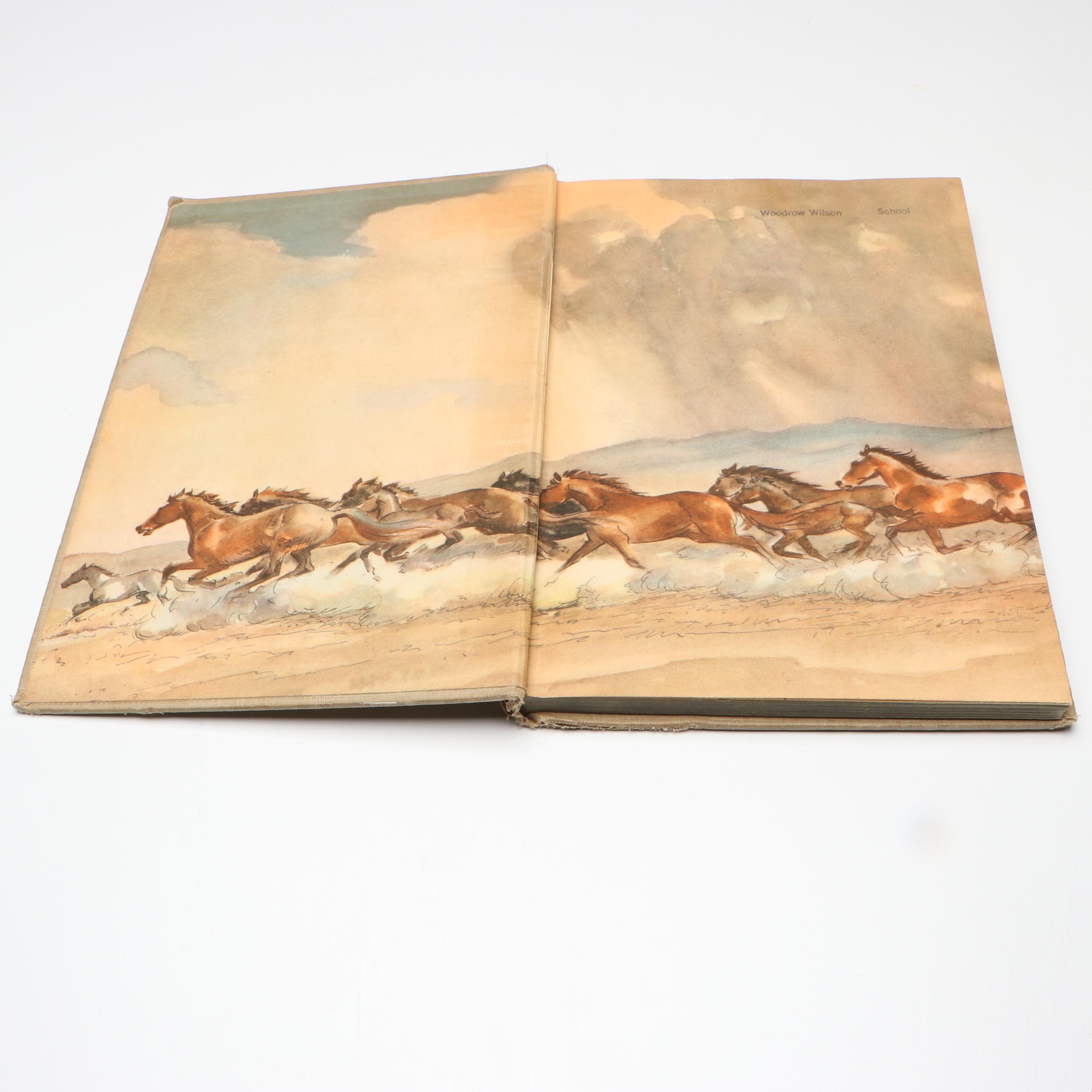 First Illustrated Edition "The Red Pony" by John Steinbeck, 1945