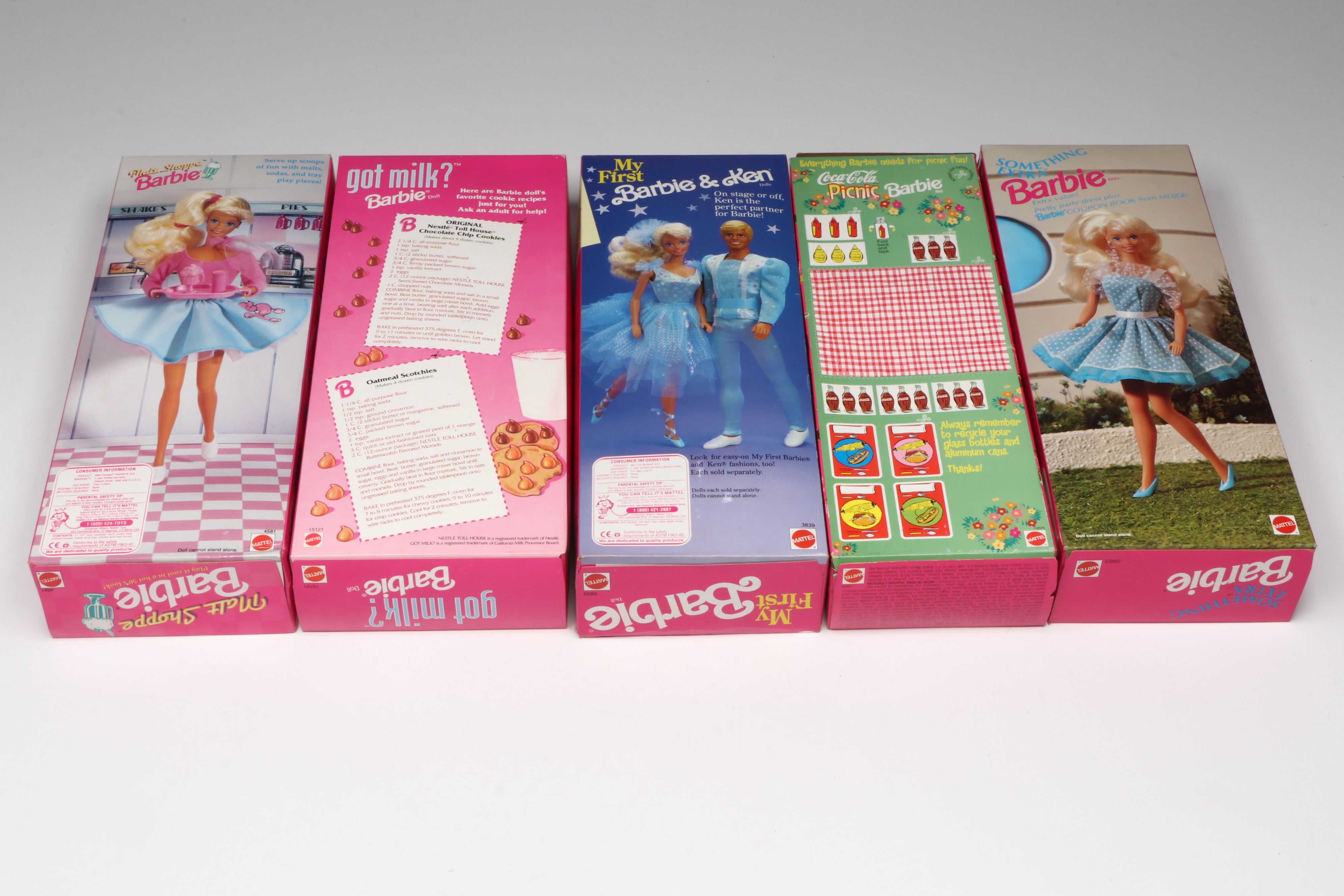Barbie "Summer Daydreams," "Party Time," "Malt Shoppe" with More Dolls