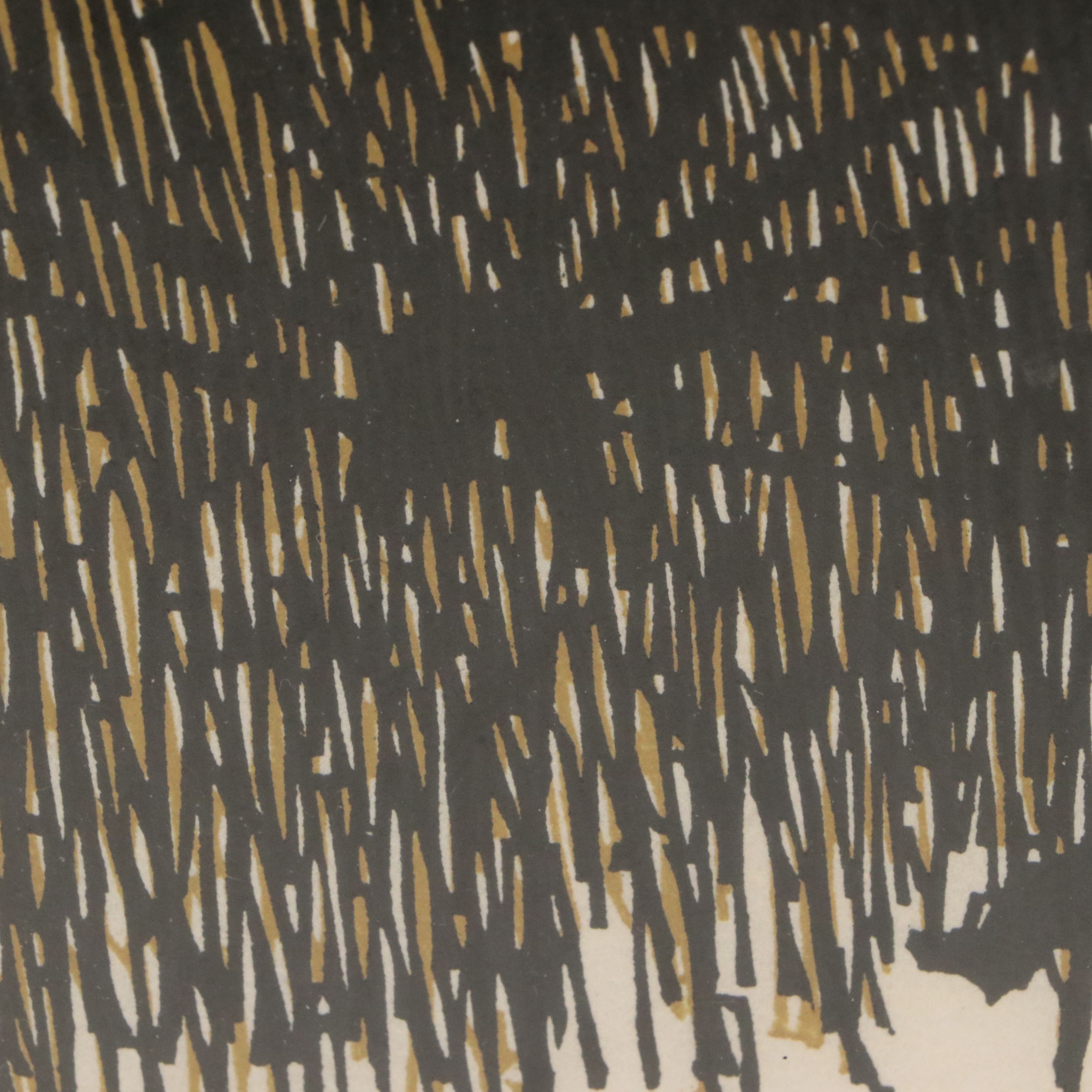 Frank Eckmair Color Woodcut "Corner of the Field"