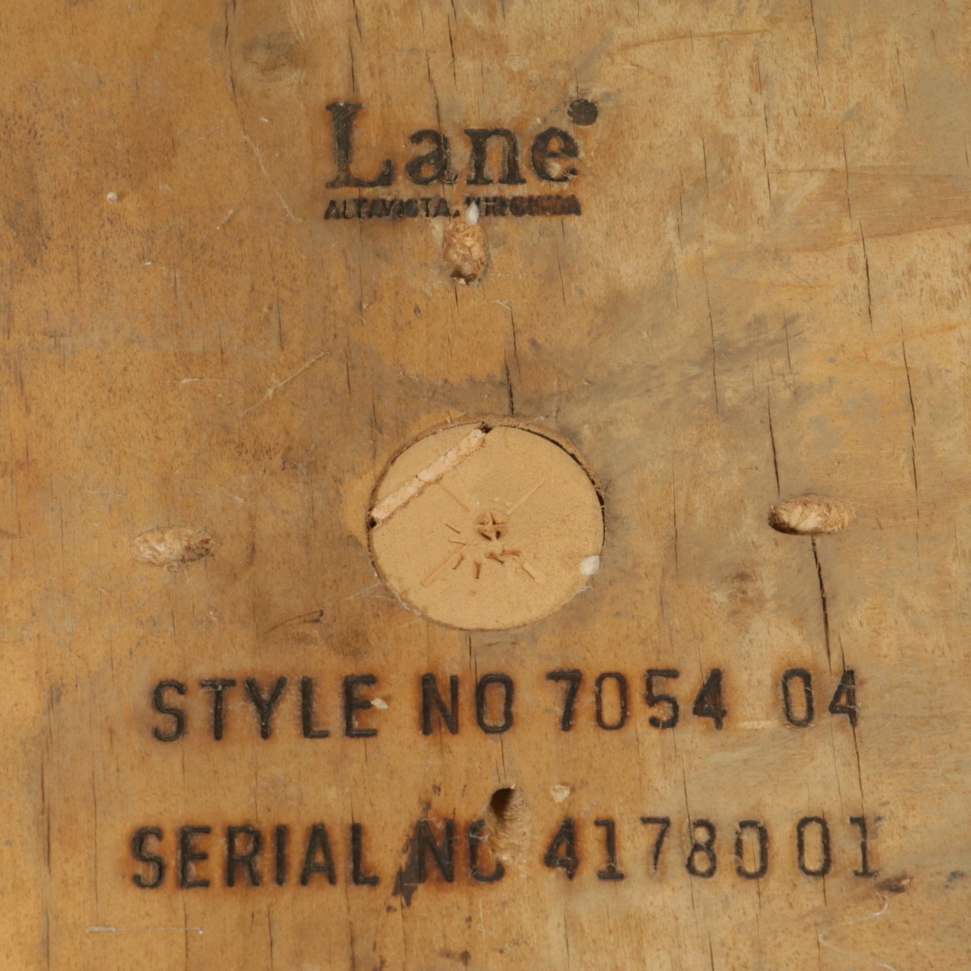 Lane Furniture Georgian Style Flip-Top Bar Cart, Mid to Late 20th Century