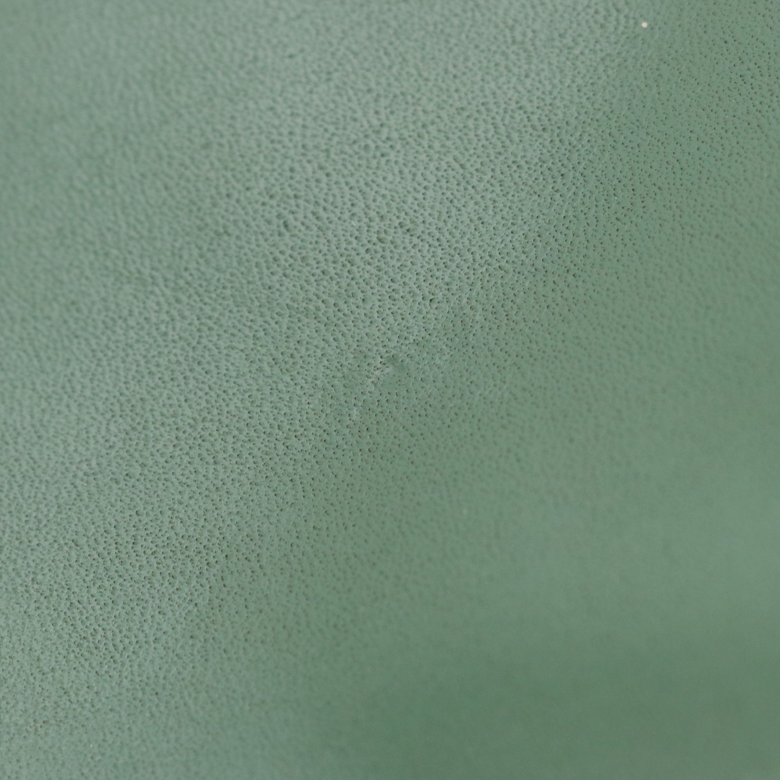 Chloé Logo Plate Handbag in Sea Green Calfskin Leather