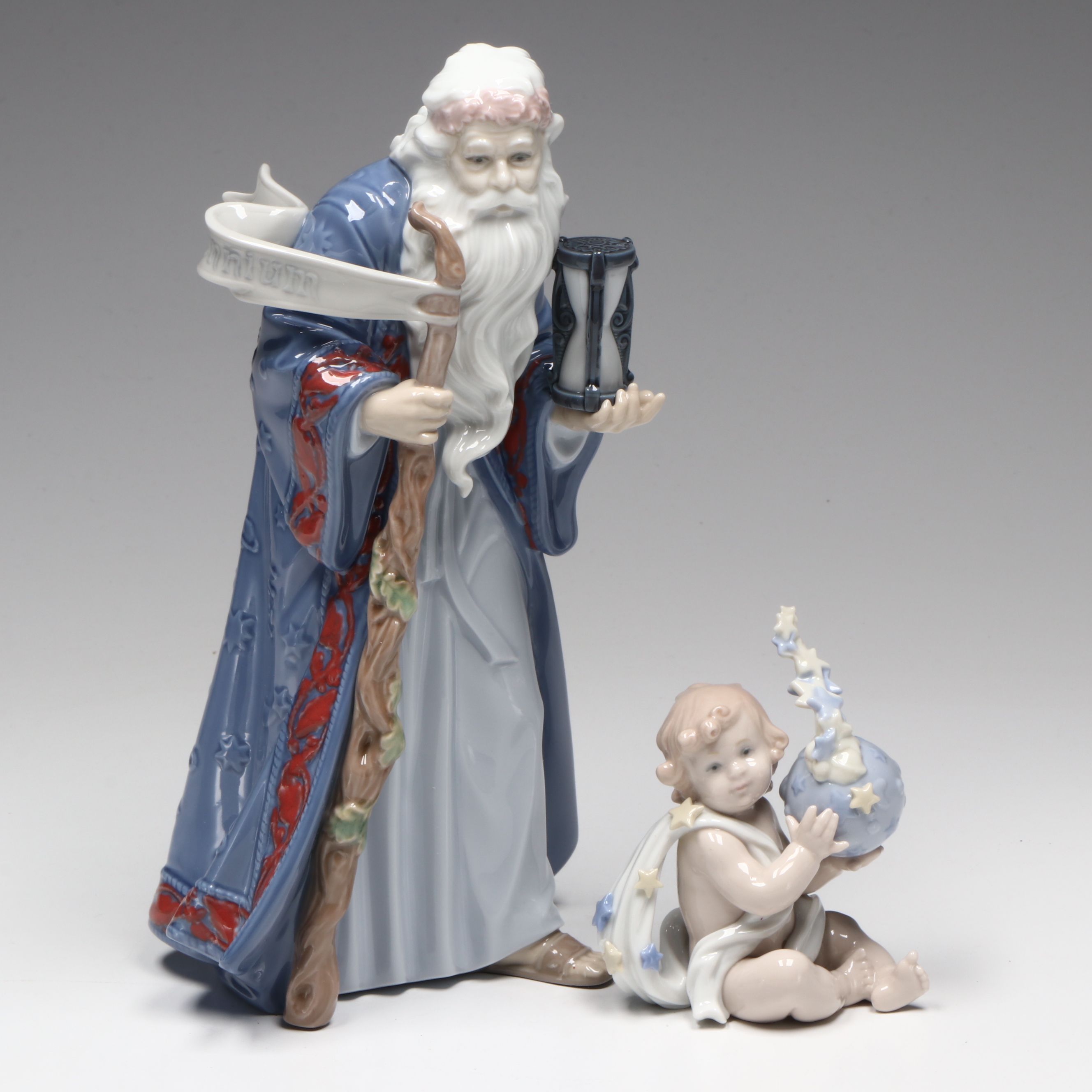 Lladró "Father Time" Inspiration Millennium Series and More Porcelain Figurines