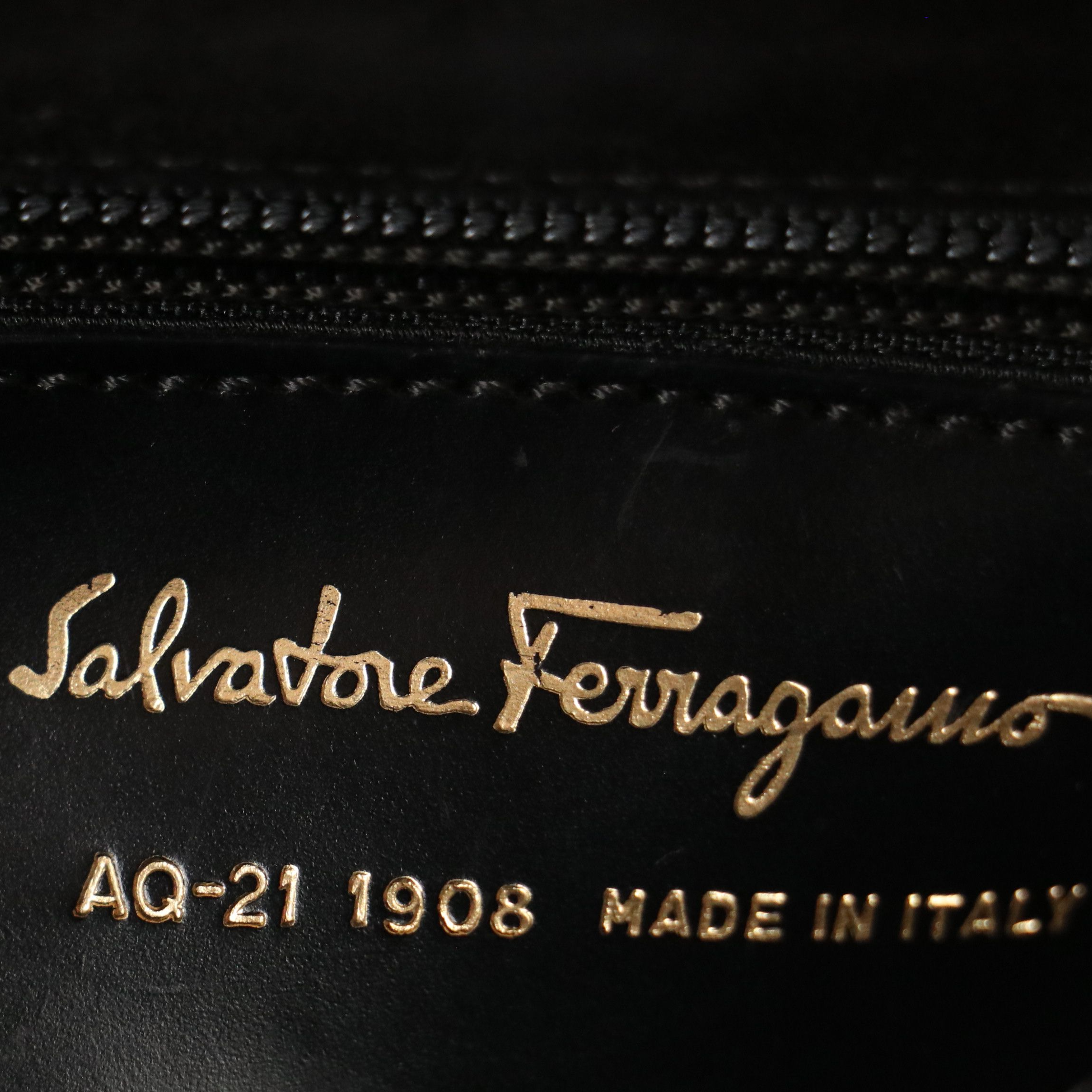 Salvatore Ferragamo Gancini Double Pocket East-West Bag in Suede/Leather