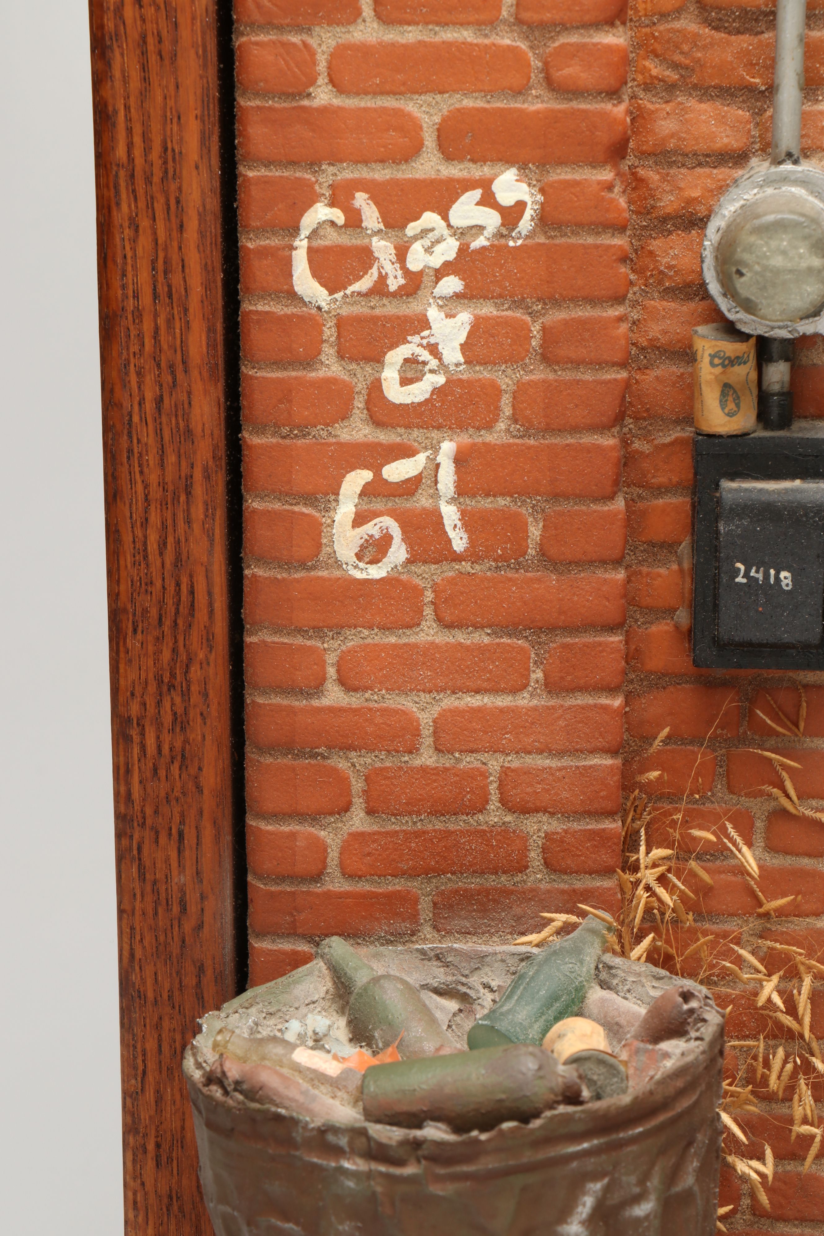 Michael Garman "Back Door" Cityscape Diorama Scene