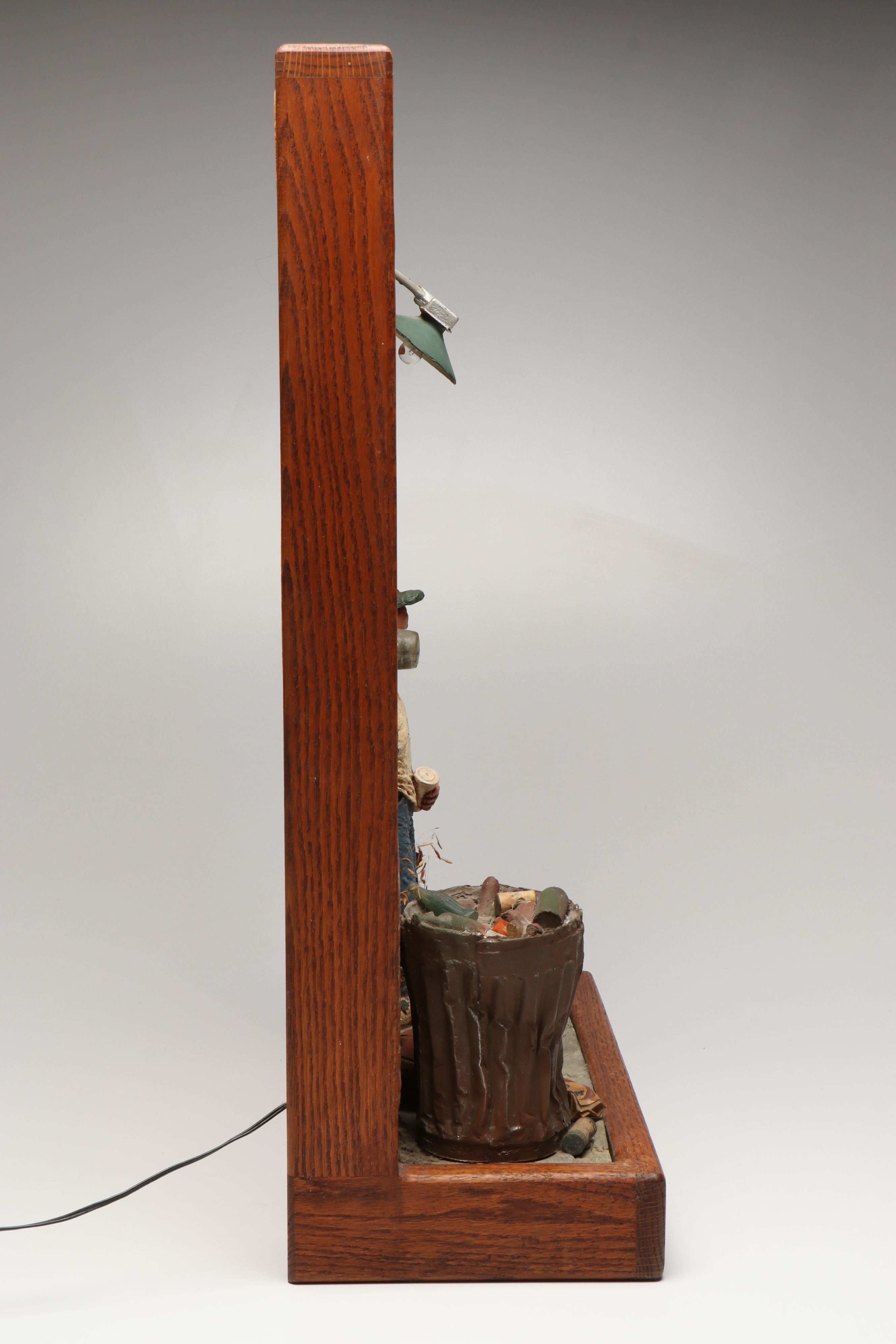 Michael Garman "Back Door" Cityscape Diorama Scene