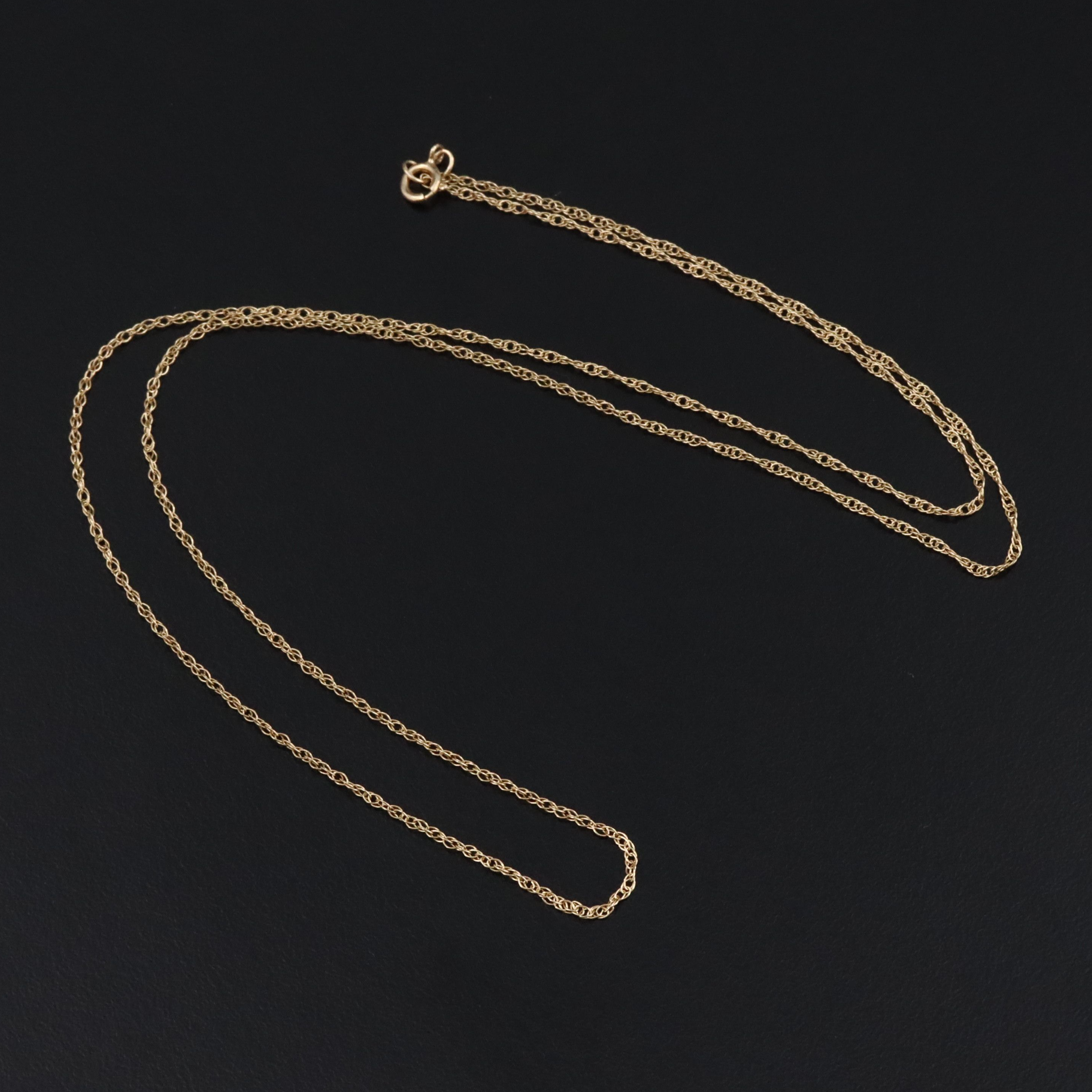 14K Singapore Chain Necklace