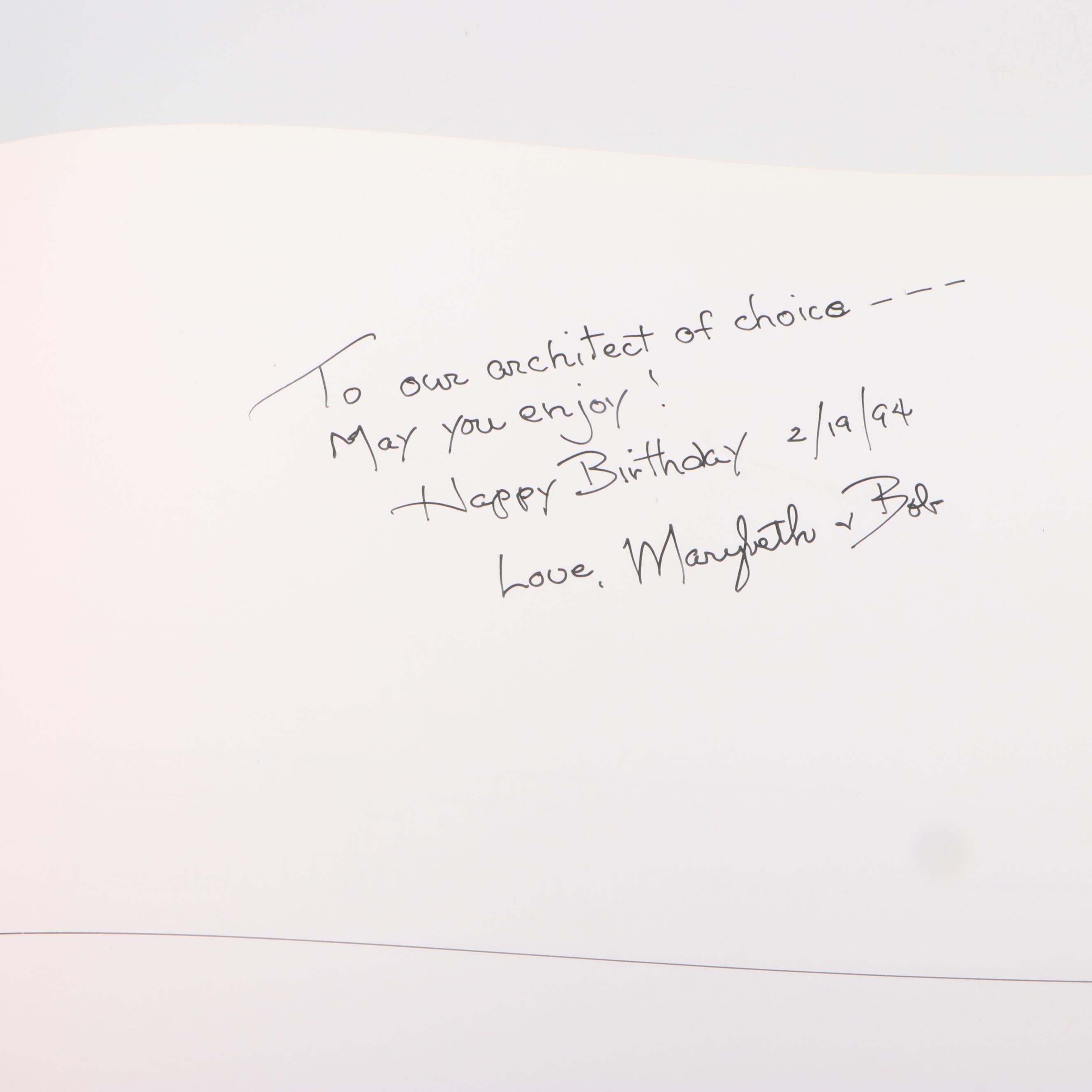 First Edition "Frank Lloyd Wright: The Masterworks" by Pfeiffer and Larkin, 1993