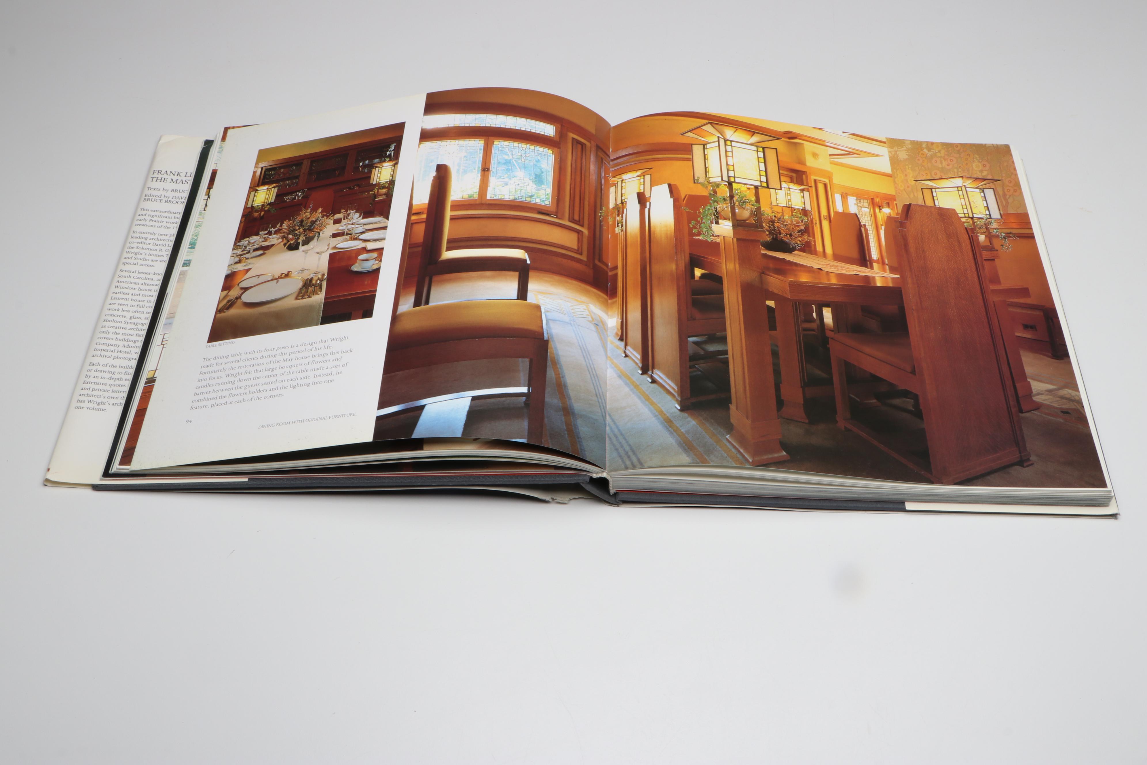 First Edition "Frank Lloyd Wright: The Masterworks" by Pfeiffer and Larkin, 1993