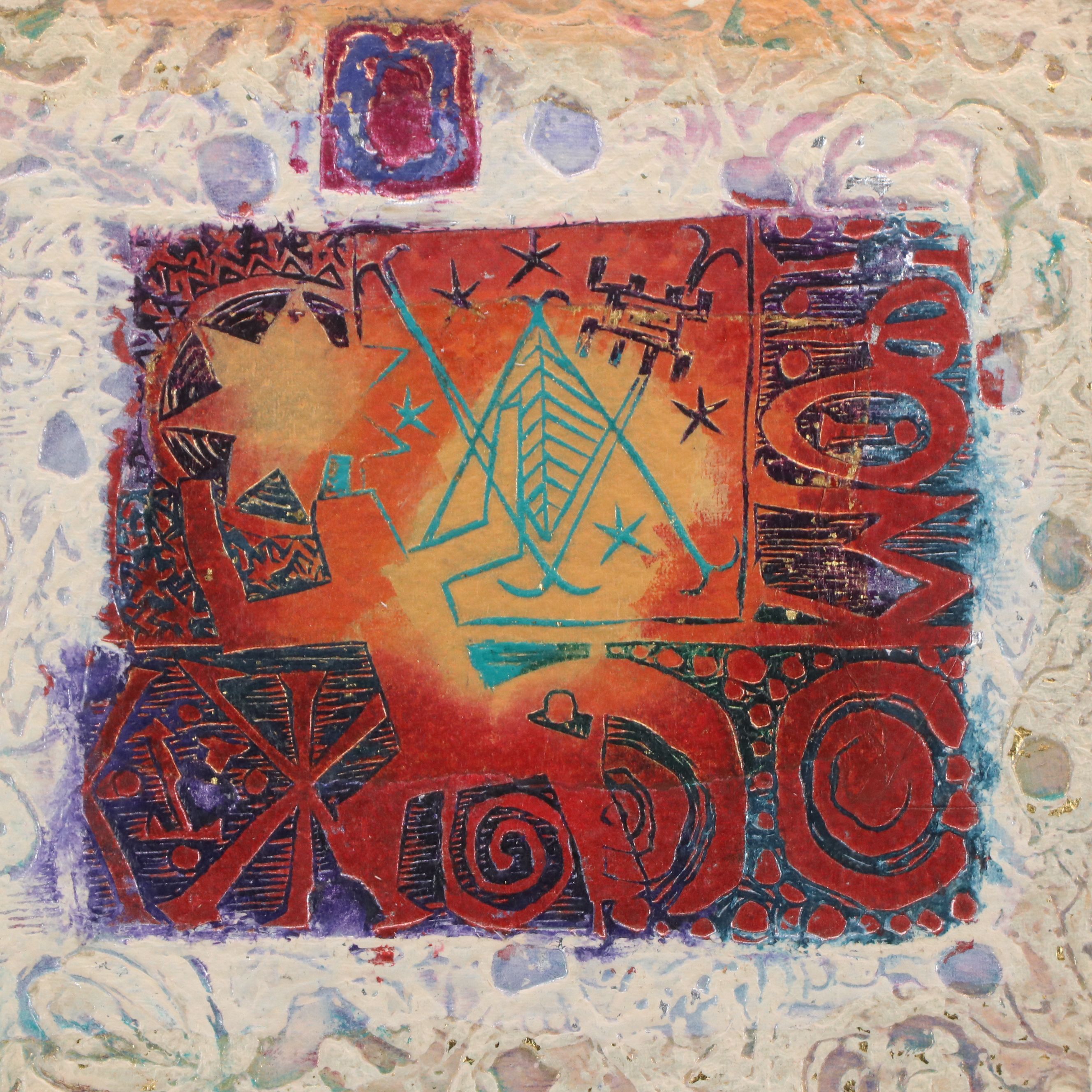 David Dodsworth Mixed Media Collograph "Rega I"