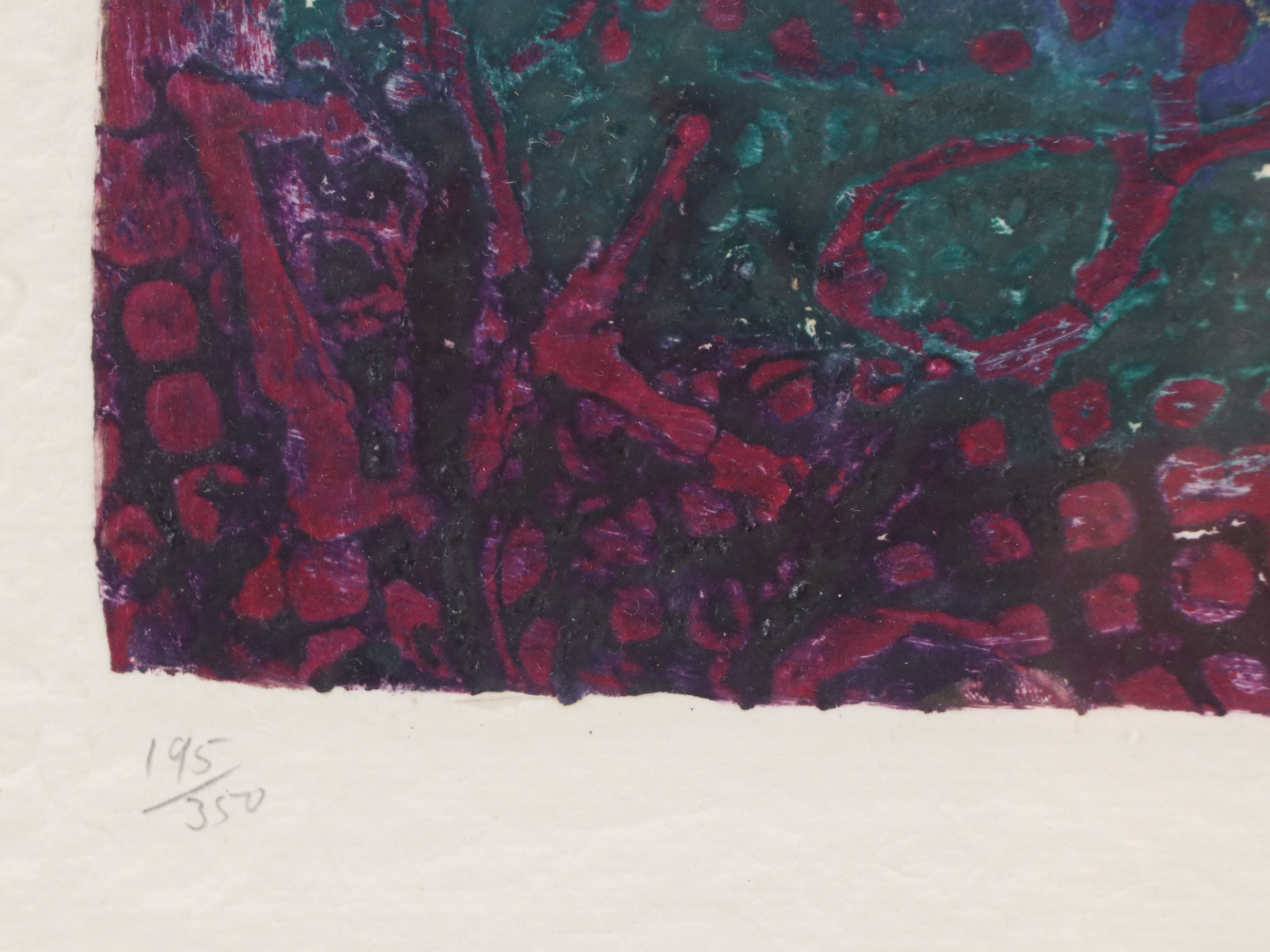 David Dodsworth Mixed Media Collograph "Rega I"