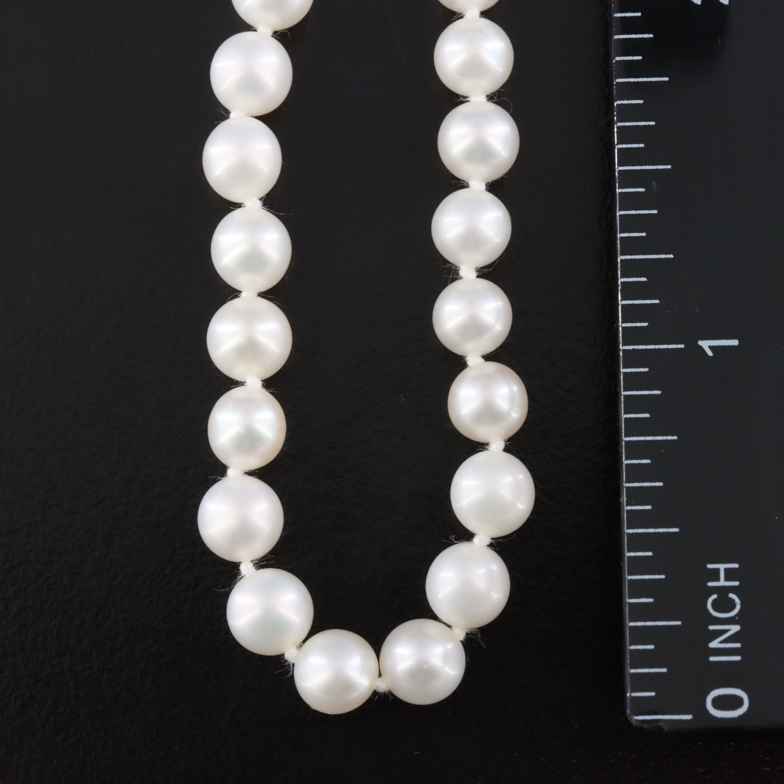 Pearl Necklace with 14K Clasp