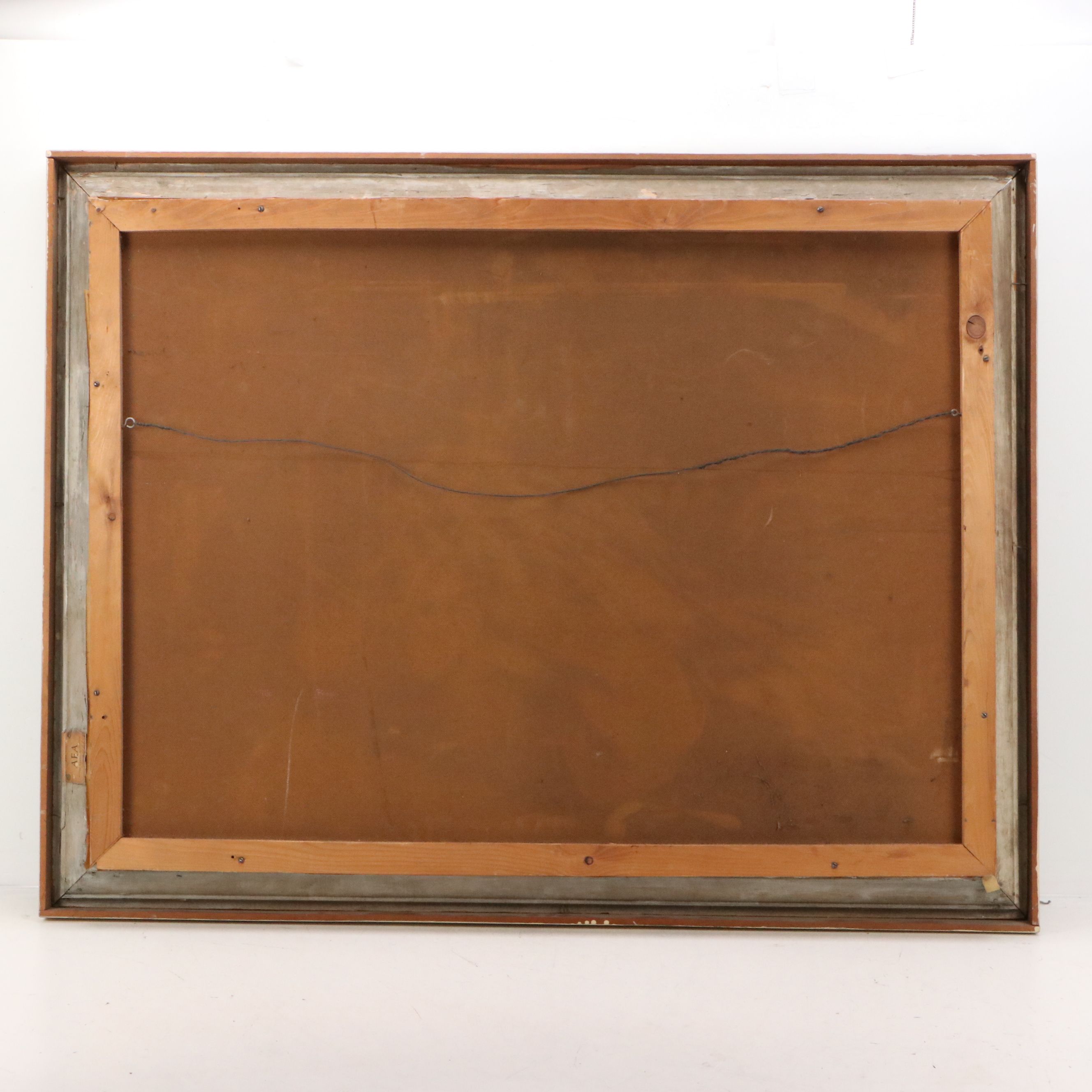 Fridtjof Schroder Modernist Abstract Oil Painting