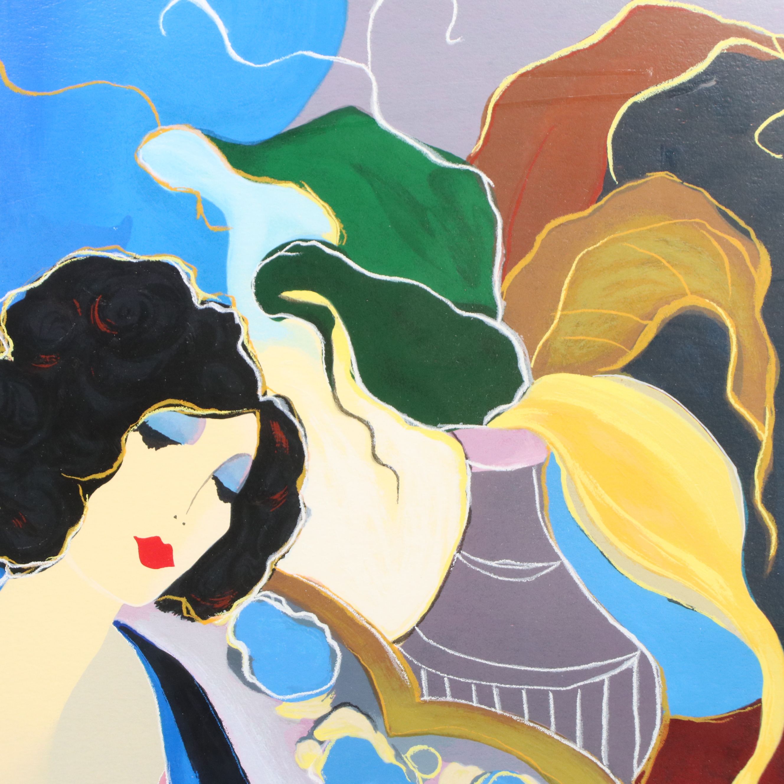 Itzchak Tarkay Serigraph "Karly"