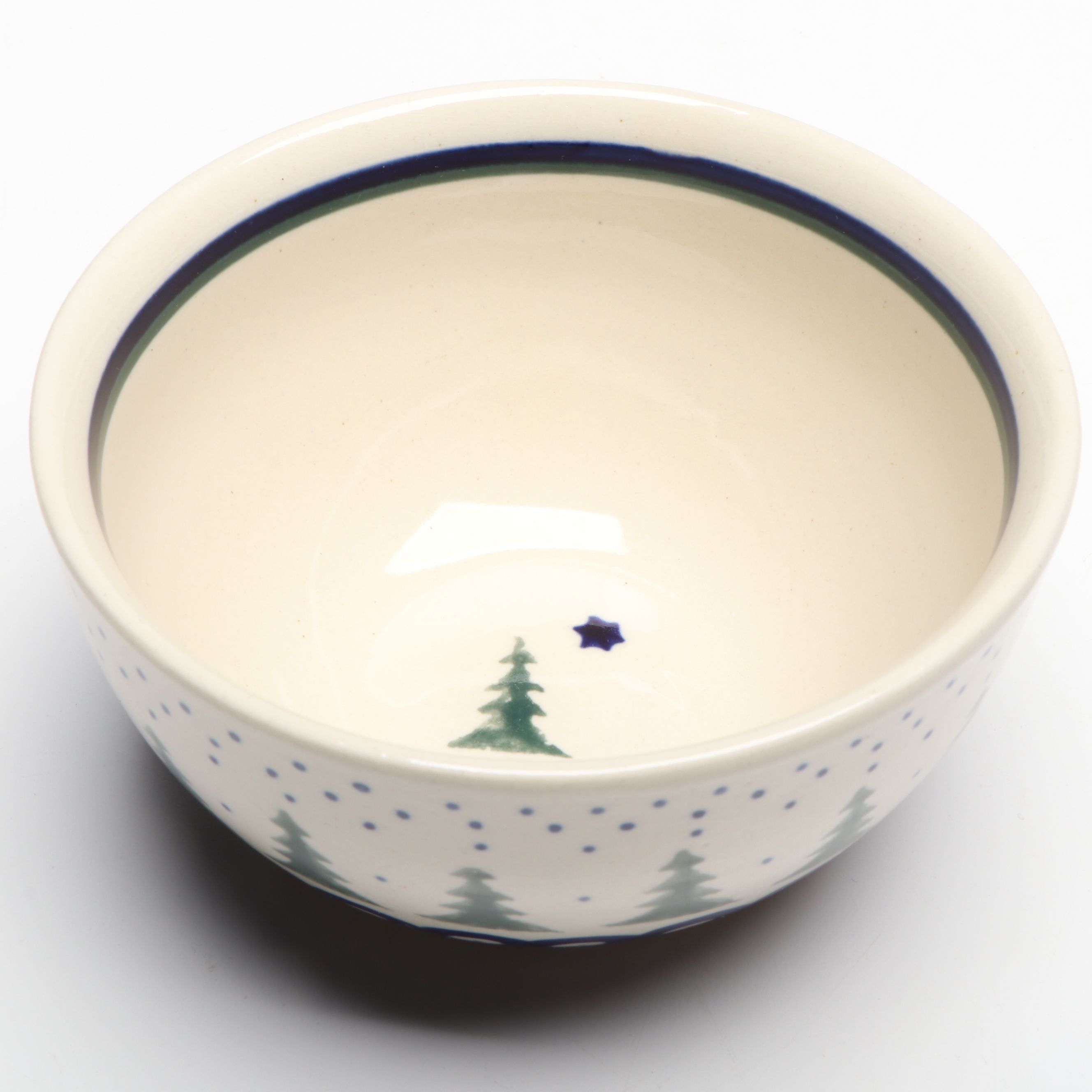 W.R. Unikat Egg Plate with Bolesławiec and Other Hand-Painted Polish Pottery