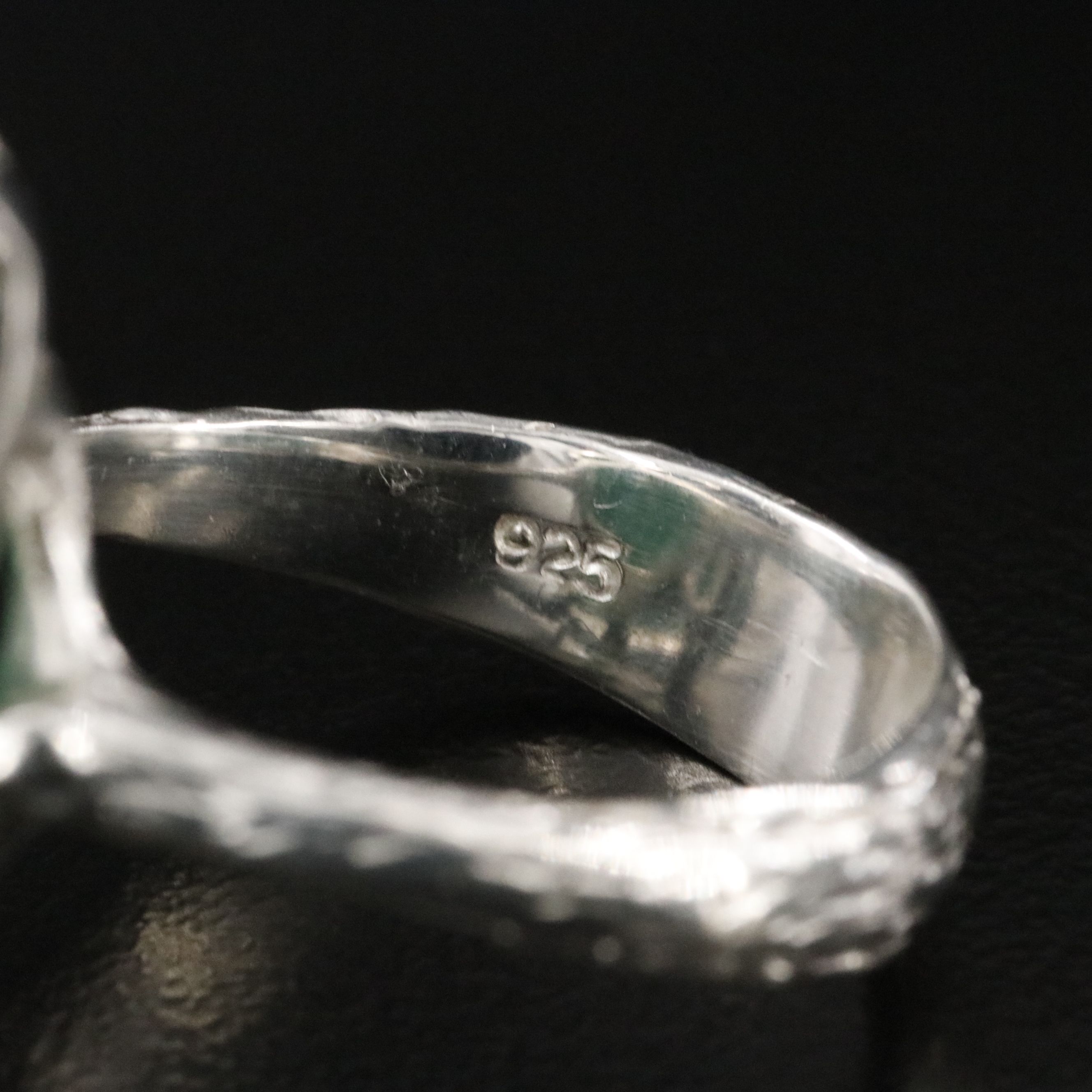 Sterling Beryl, Pink and Green Tourmaline, and Peridot Ring