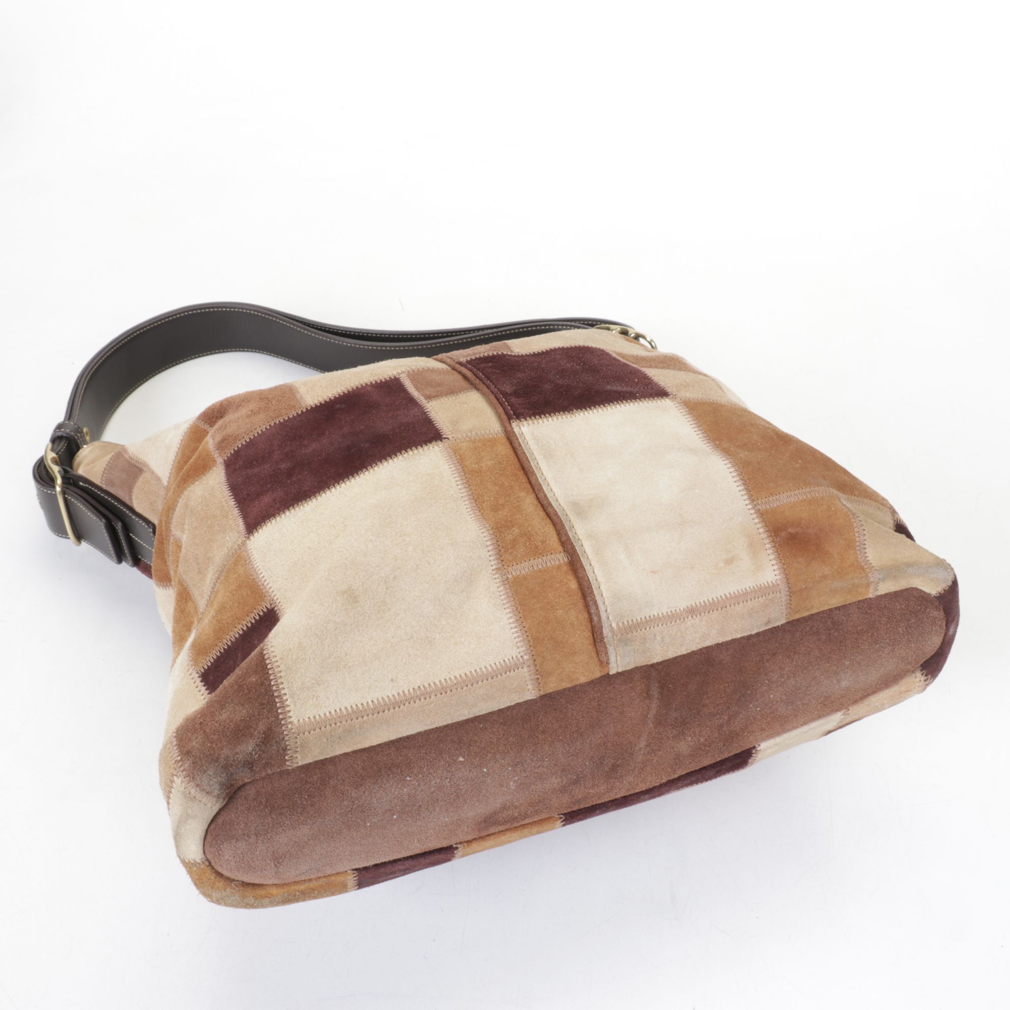 Coach Legacy Patchwork Suede Hobo Bag